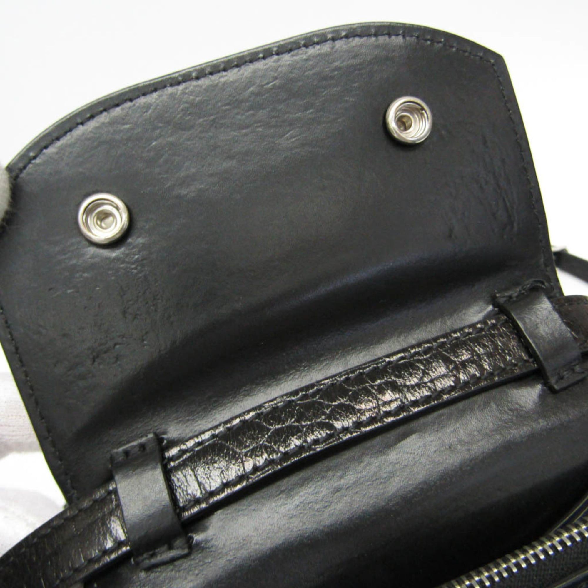 Maison Margiela Maison Margiela 4-stitch Small Shoulder Pouch Women's Leather Shoulder Bag Black Size ONE SIZE - 13 Thumbnail