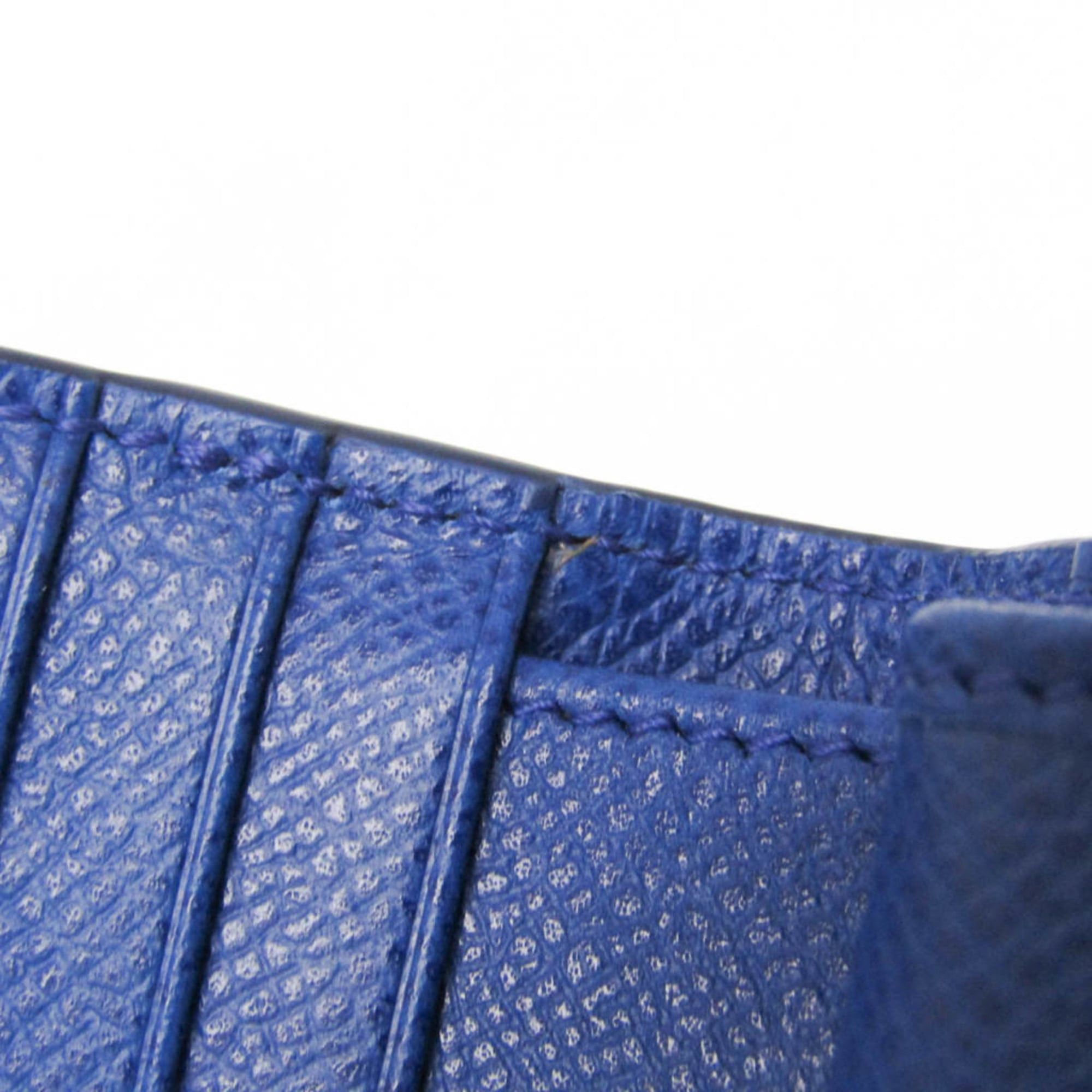 Salvatore Ferragamo Salvatore Ferragamo Vara JP-22 A926 Women's Leather Wallet (bi-fold) Blue Size ONE SIZE - 12 Thumbnail
