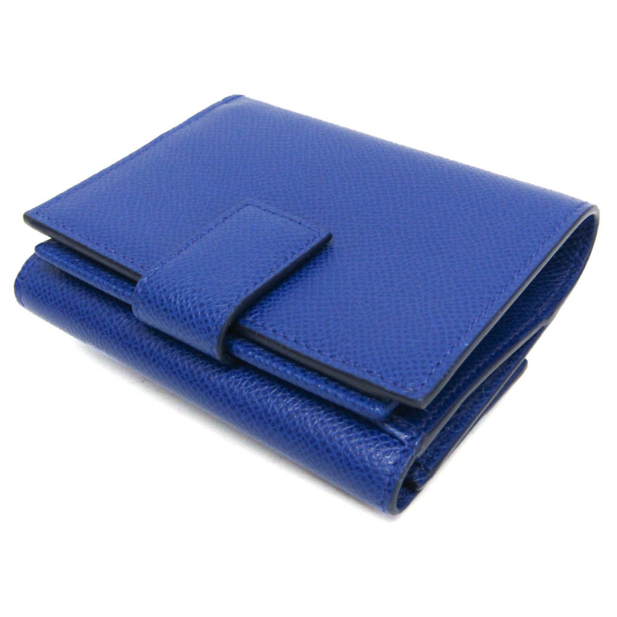 Salvatore Ferragamo Salvatore Ferragamo Vara JP-22 A926 Women's Leather Wallet (bi-fold) Blue Size ONE SIZE - 6 Thumbnail