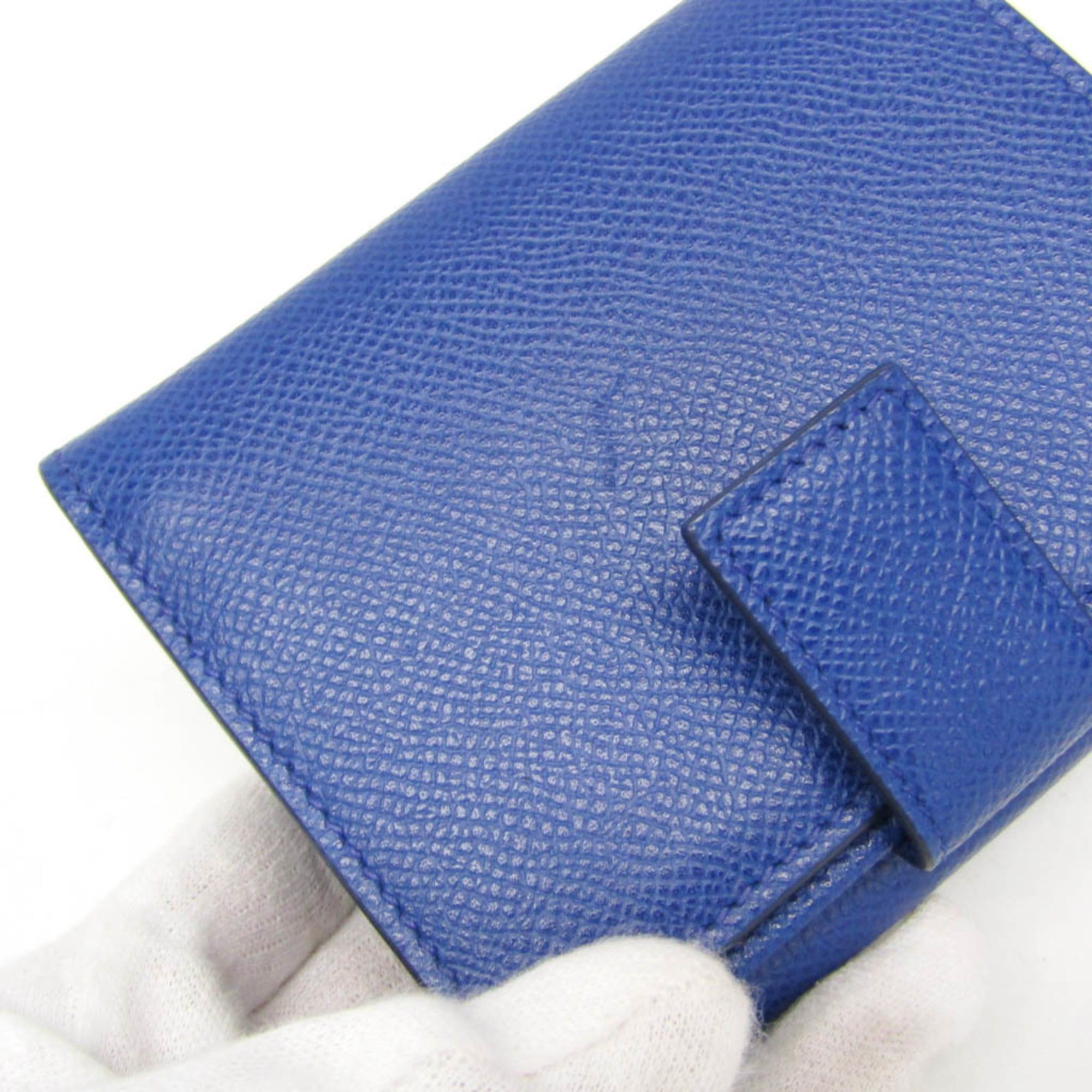 Salvatore Ferragamo Salvatore Ferragamo Vara JP-22 A926 Women's Leather Wallet (bi-fold) Blue Size ONE SIZE - 8 Thumbnail