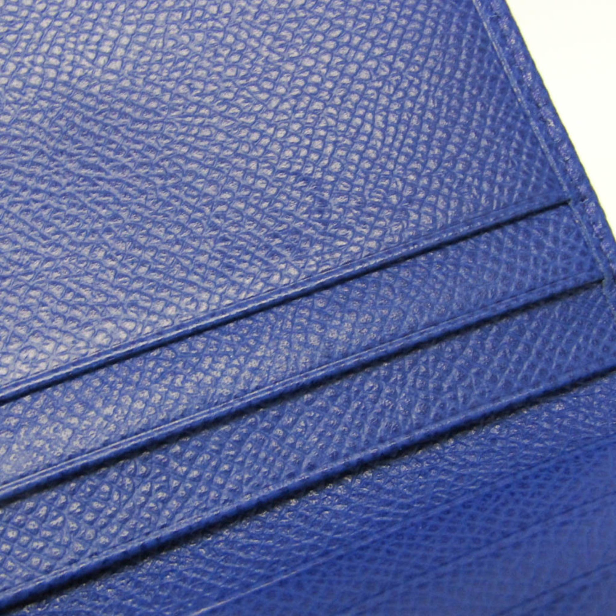 Salvatore Ferragamo Salvatore Ferragamo Vara JP-22 A926 Women's Leather Wallet (bi-fold) Blue Size ONE SIZE - 11 Thumbnail
