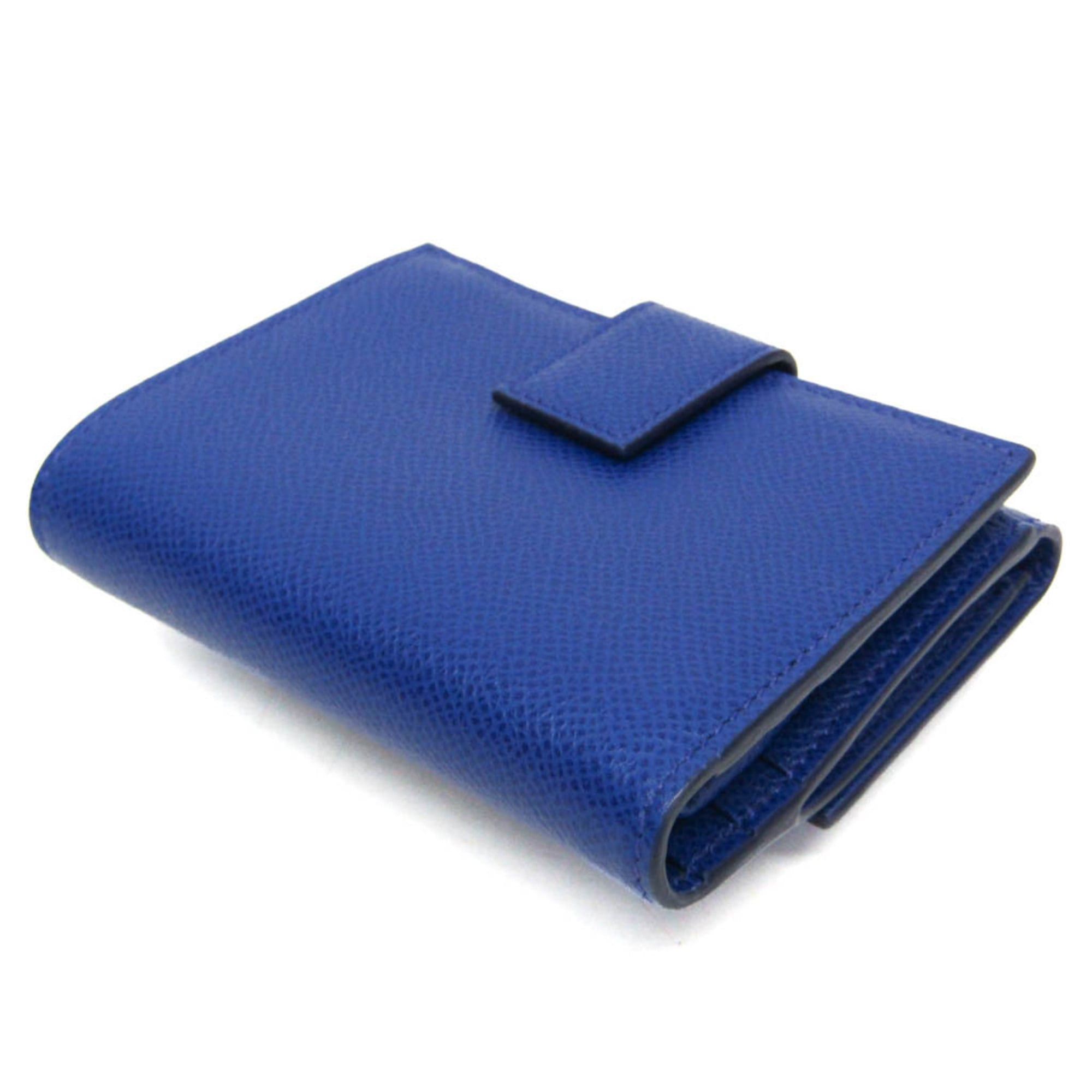 Salvatore Ferragamo Salvatore Ferragamo Vara JP-22 A926 Women's Leather Wallet (bi-fold) Blue Size ONE SIZE - 3 Thumbnail