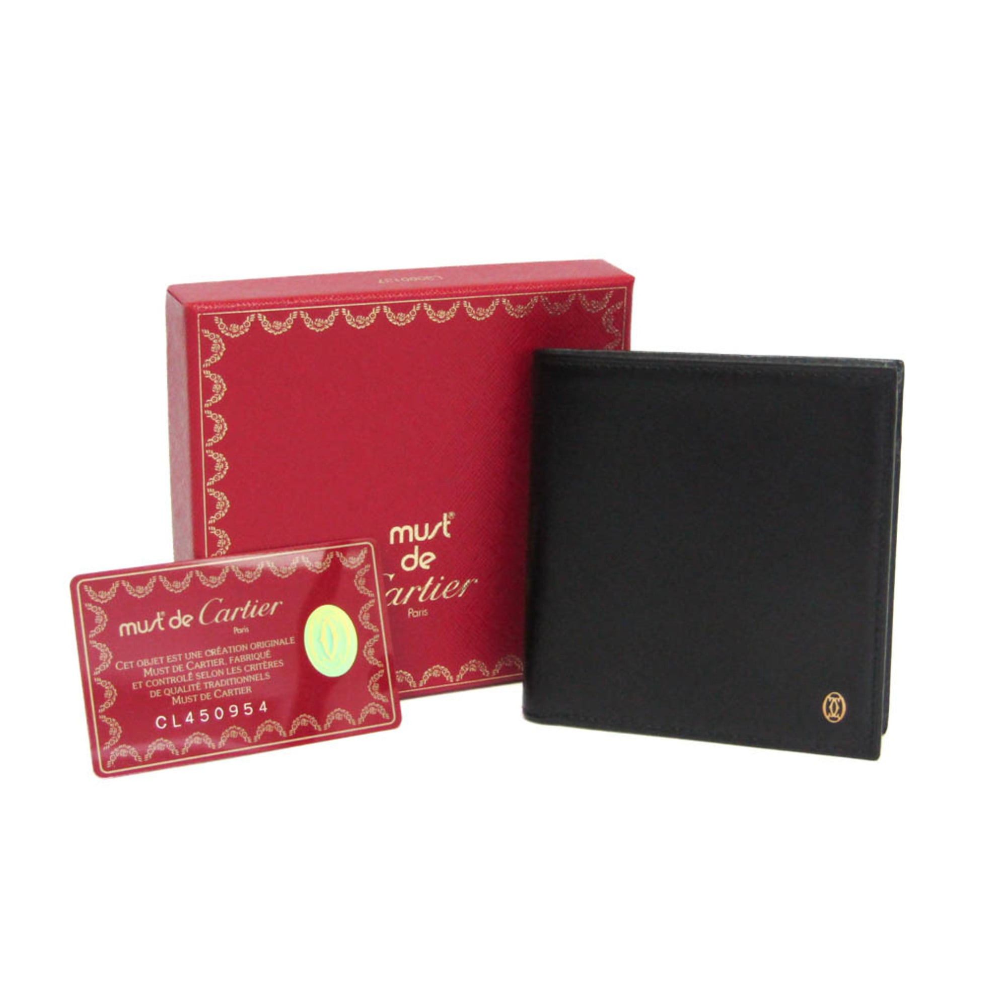 Cartier Cartier Pasha L3000137 Men,Women Leather Wallet (bi-fold) Black Size ONE SIZE - 2 Thumbnail
