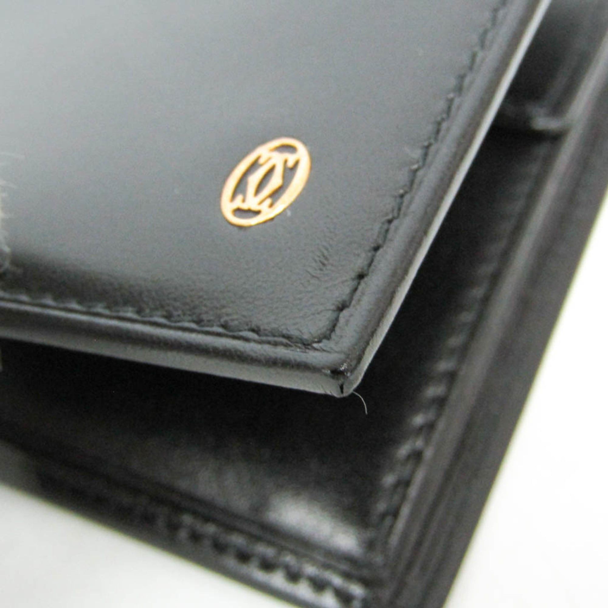 Cartier Cartier Pasha L3000137 Men,Women Leather Wallet (bi-fold) Black Size ONE SIZE - 7 Thumbnail