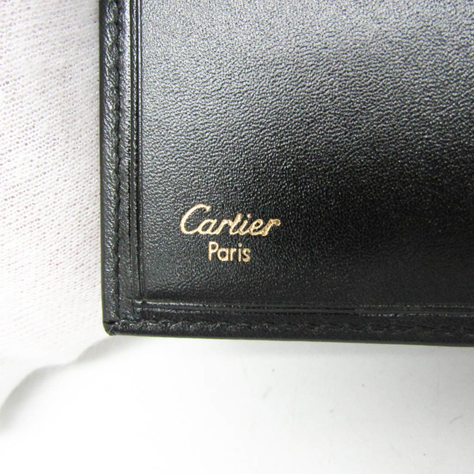 Cartier Cartier Pasha L3000137 Men,Women Leather Wallet (bi-fold) Black Size ONE SIZE - 10 Thumbnail