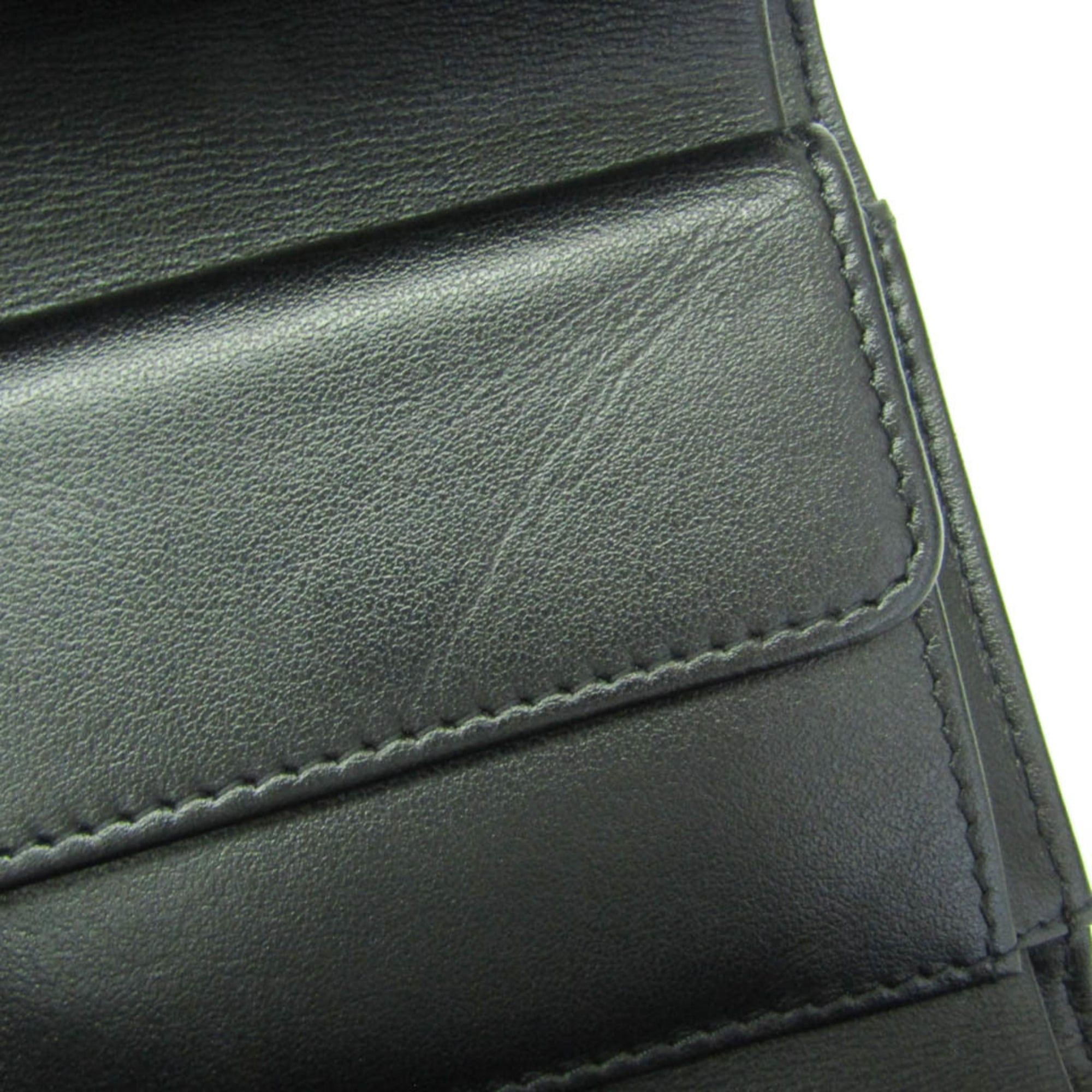 Chanel Chanel Coco Mark Women's Grained Calfskin Wallet (tri-fold) Black Size ONE SIZE - 9 Thumbnail