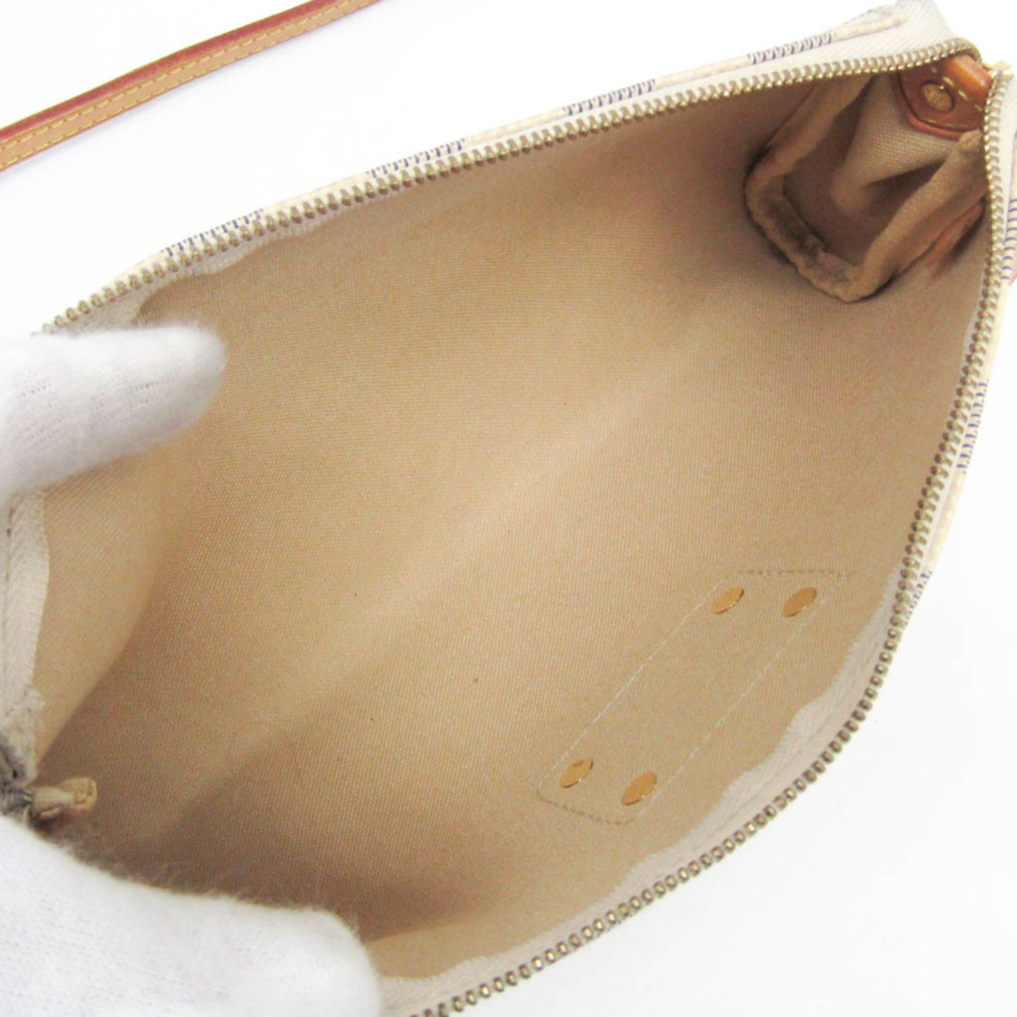 Louis Vuitton Louis Vuitton Damier Azur Eva N55214 Women's Shoulder Bag Damier Azur Size ONE SIZE - 3 Thumbnail