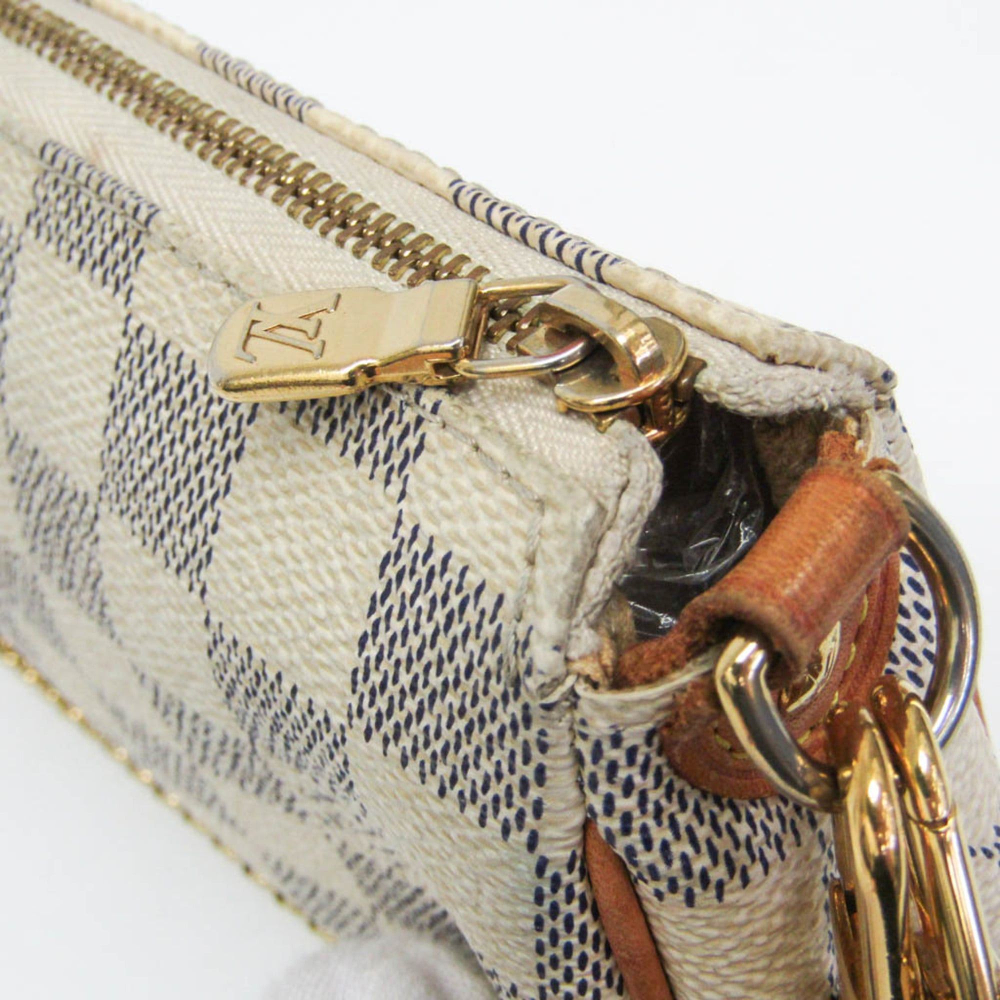 Louis Vuitton Louis Vuitton Damier Azur Eva N55214 Women's Shoulder Bag Damier Azur Size ONE SIZE - 6 Thumbnail