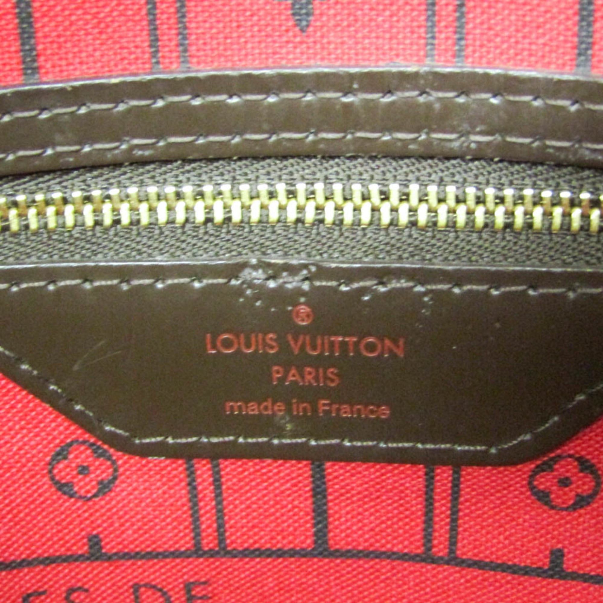 Louis Vuitton Louis Vuitton Damier Neverfull MM N51105 Women's Tote Bag Ebene Size ONE SIZE - 12 Thumbnail