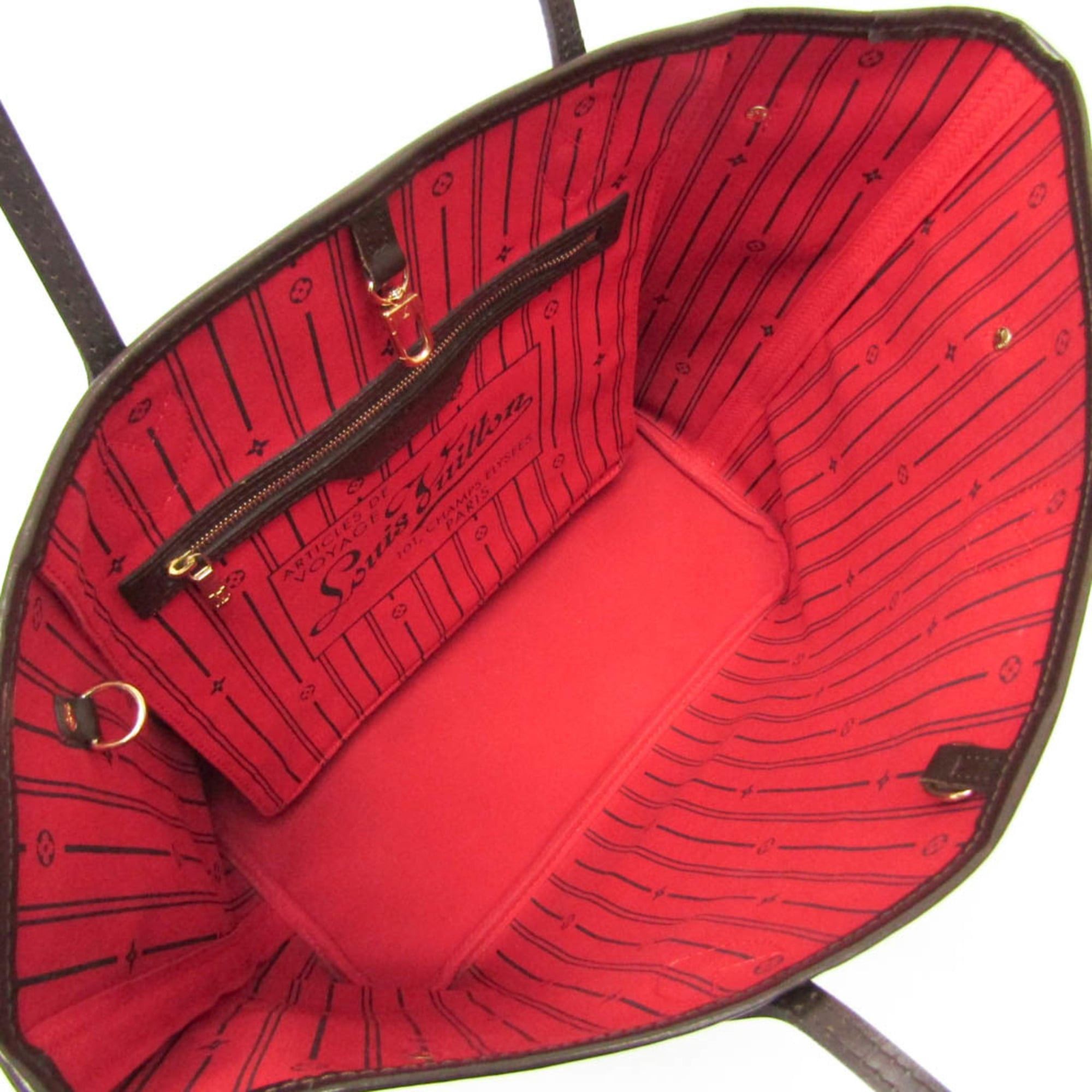 Louis Vuitton Louis Vuitton Damier Neverfull MM N51105 Women's Tote Bag Ebene Size ONE SIZE - 3 Thumbnail