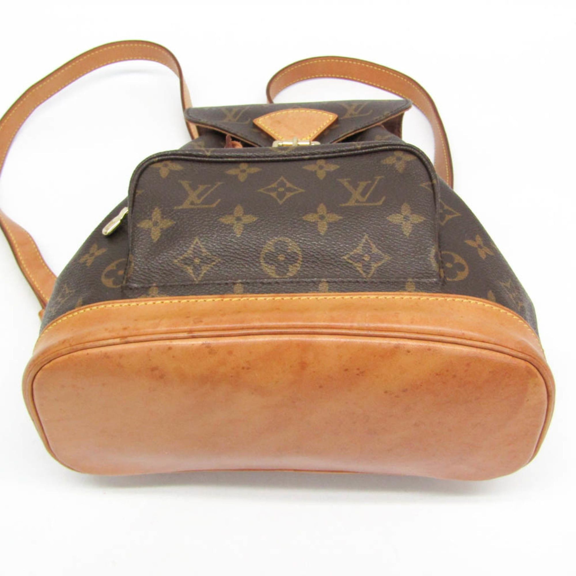 Louis Vuitton Louis Vuitton Monogram Montsouris MM M51136 Women's Backpack Brown Size ONE SIZE - 5 Thumbnail
