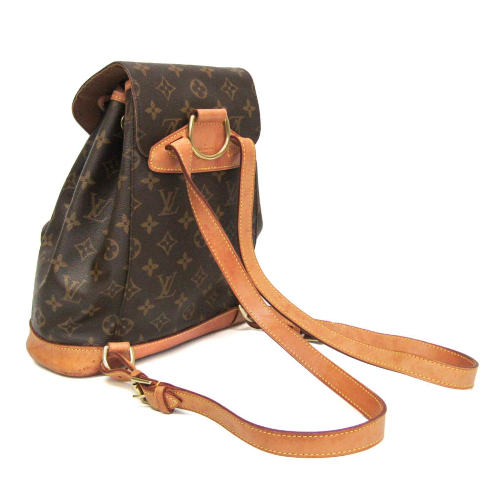 Louis Vuitton Louis Vuitton Monogram Montsouris MM M51136 Women's Backpack Brown Size ONE SIZE - 2 Thumbnail