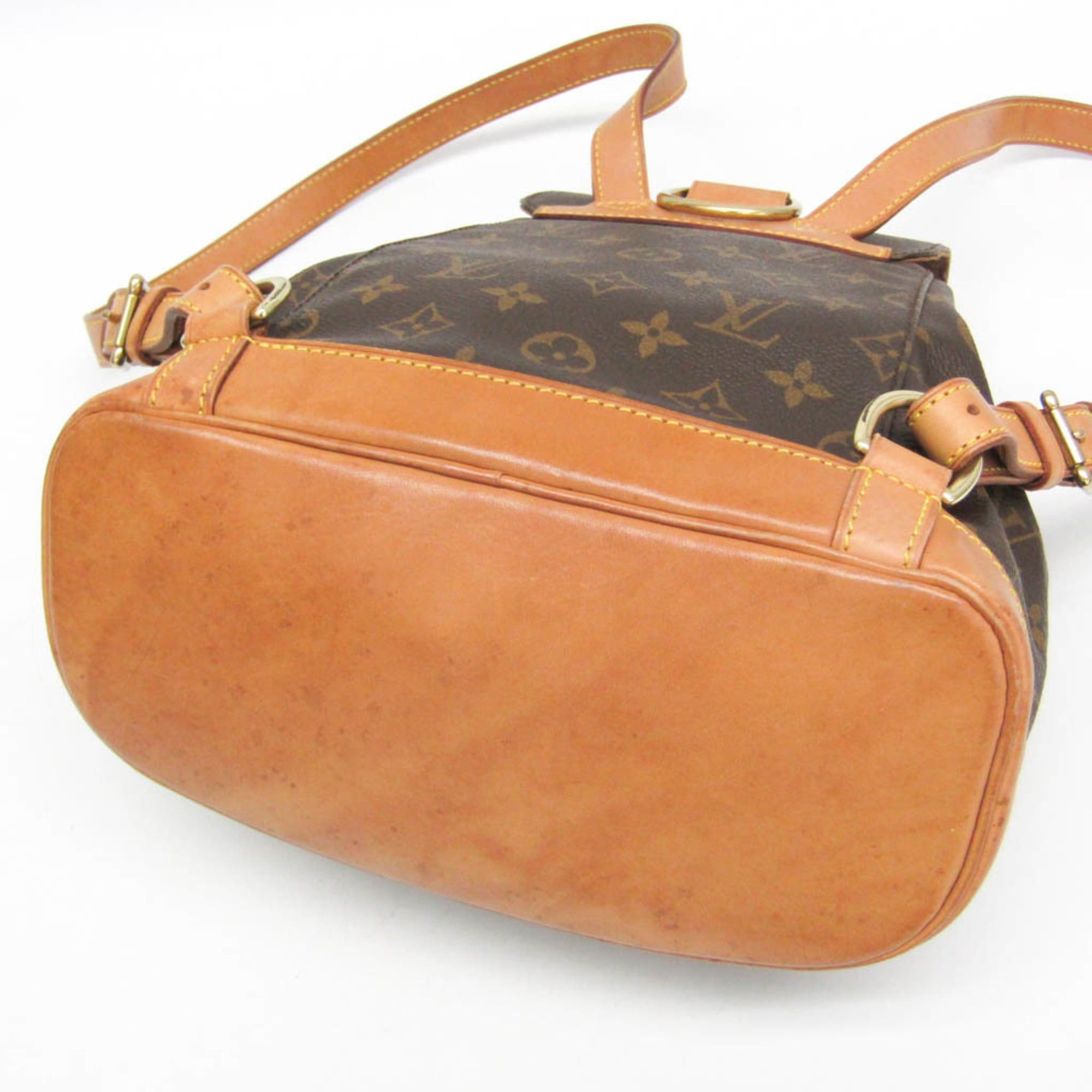 Louis Vuitton Louis Vuitton Monogram Montsouris MM M51136 Women's Backpack Brown Size ONE SIZE - 4 Thumbnail
