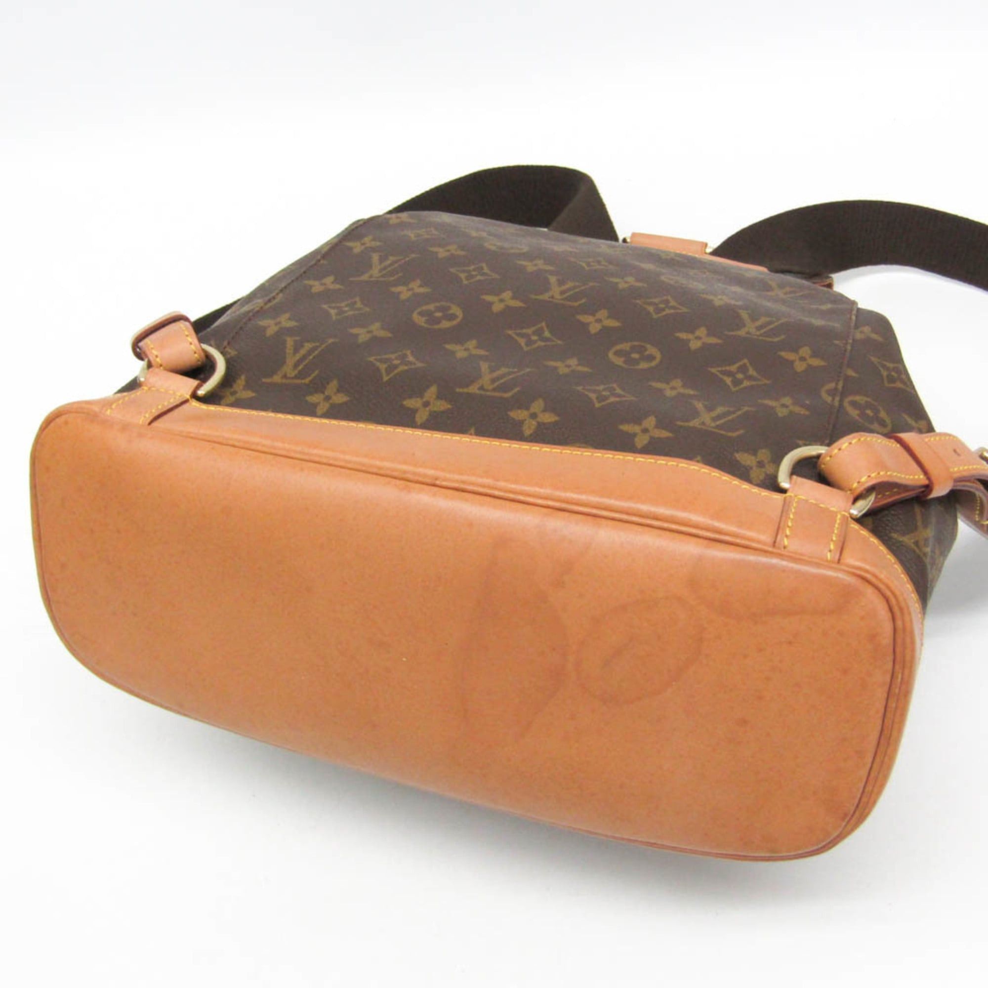 Louis Vuitton Louis Vuitton Monogram Montsouris GM M51135 Women's Backpack Brown Size ONE SIZE - 4 Thumbnail