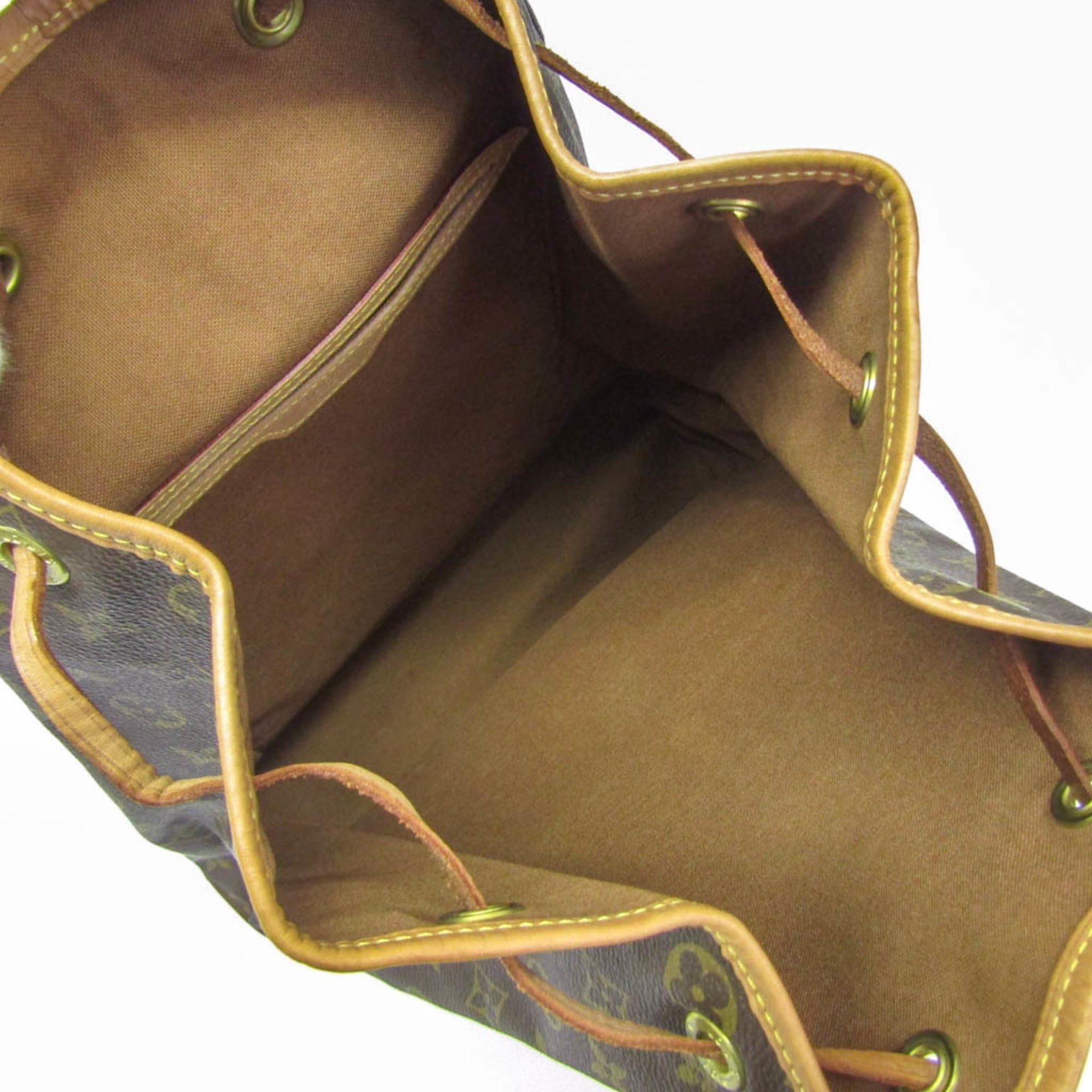 Louis Vuitton Louis Vuitton Monogram Montsouris GM M51135 Women's Backpack Brown Size ONE SIZE - 3 Thumbnail