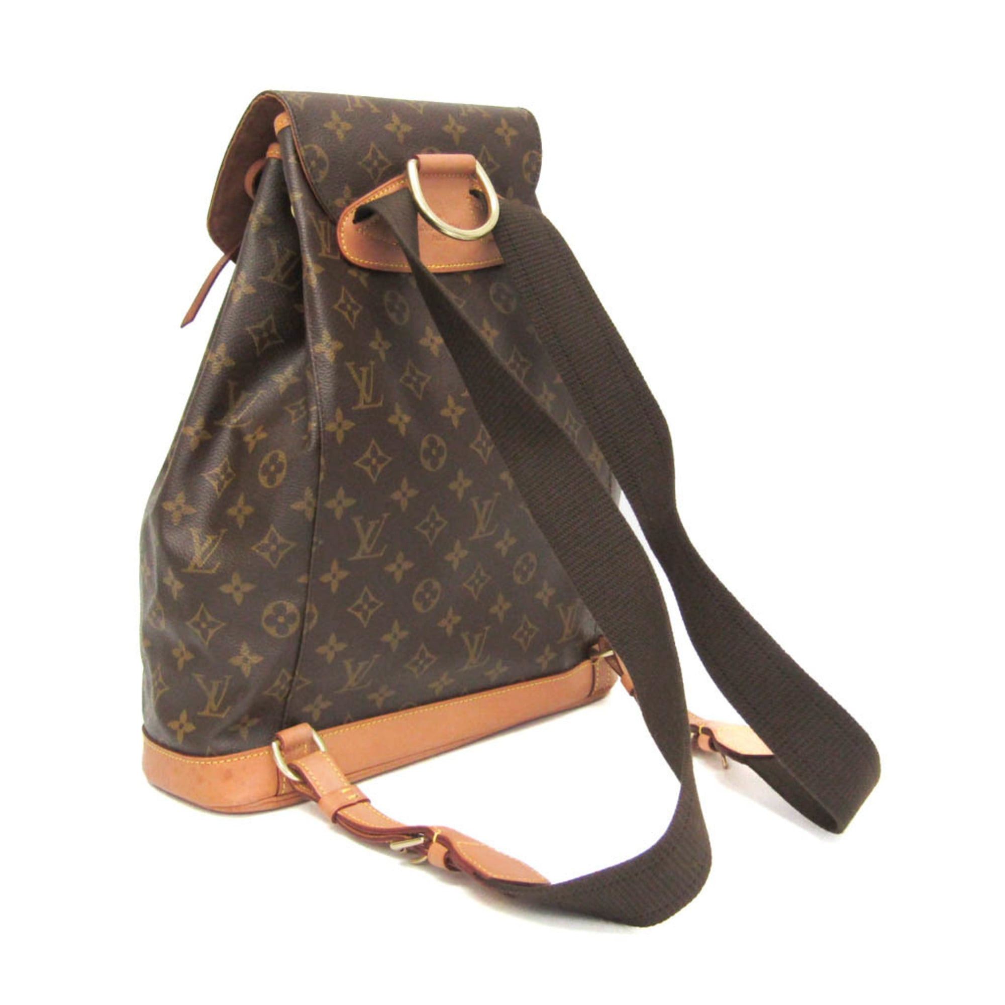 Louis Vuitton Louis Vuitton Monogram Montsouris GM M51135 Women's Backpack Brown Size ONE SIZE - 2 Thumbnail