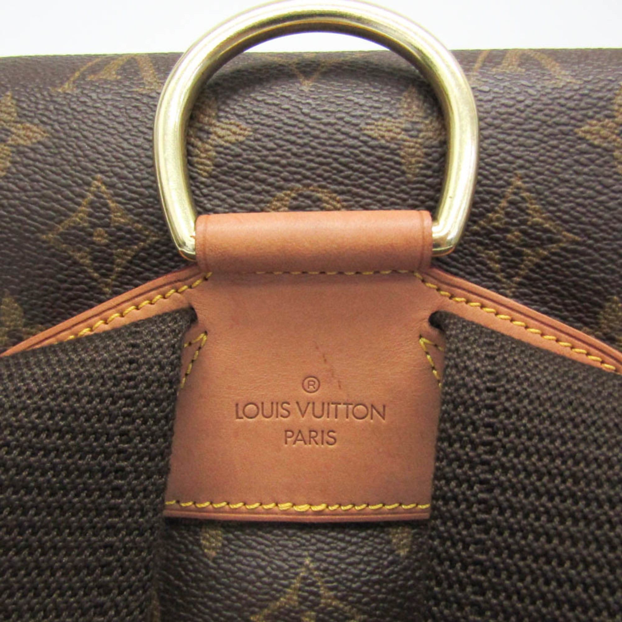 Louis Vuitton Louis Vuitton Monogram Montsouris GM M51135 Women's Backpack Brown Size ONE SIZE - 12 Thumbnail