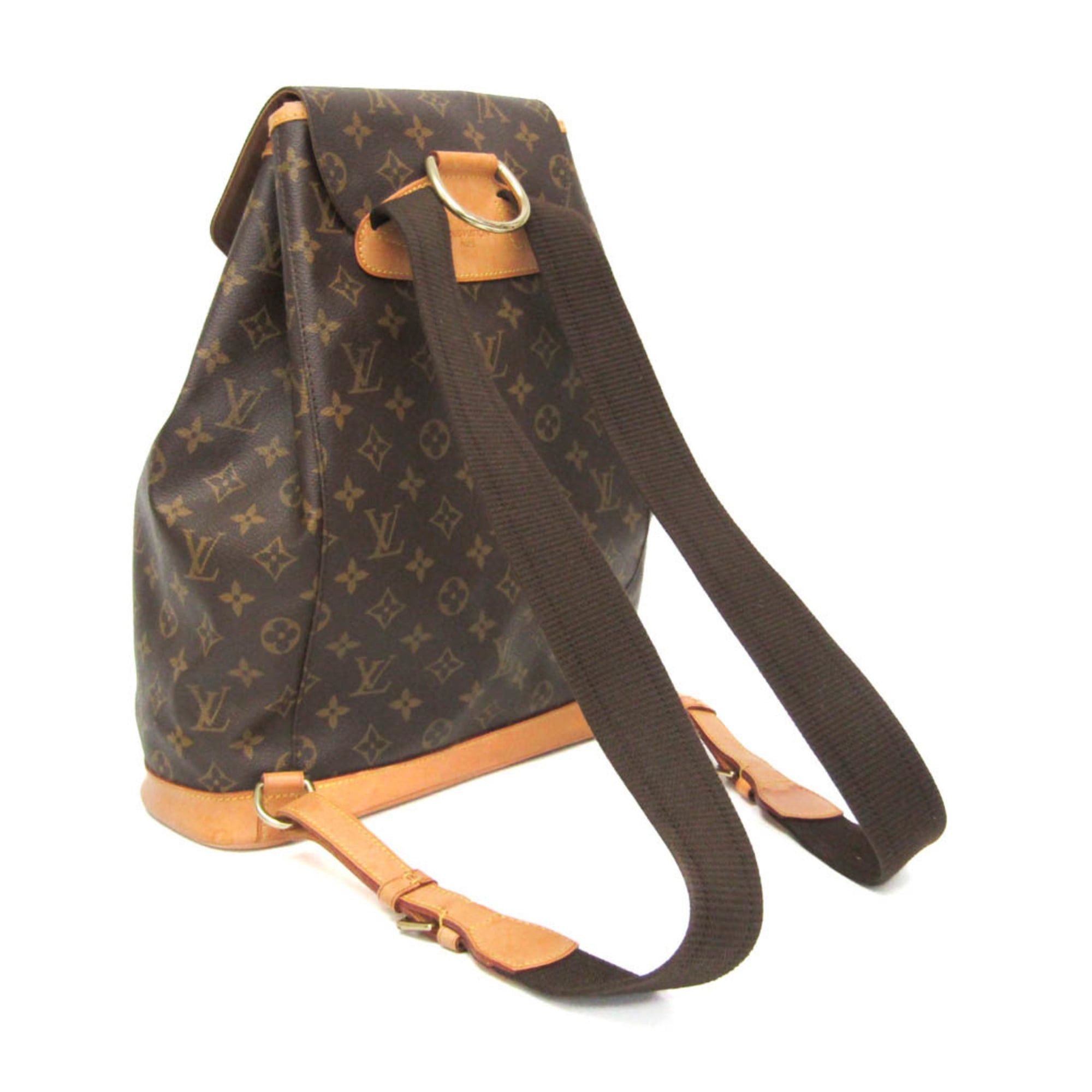 Louis Vuitton Louis Vuitton Monogram Montsouris GM M51135 Women's Backpack Brown Size ONE SIZE - 2 Thumbnail