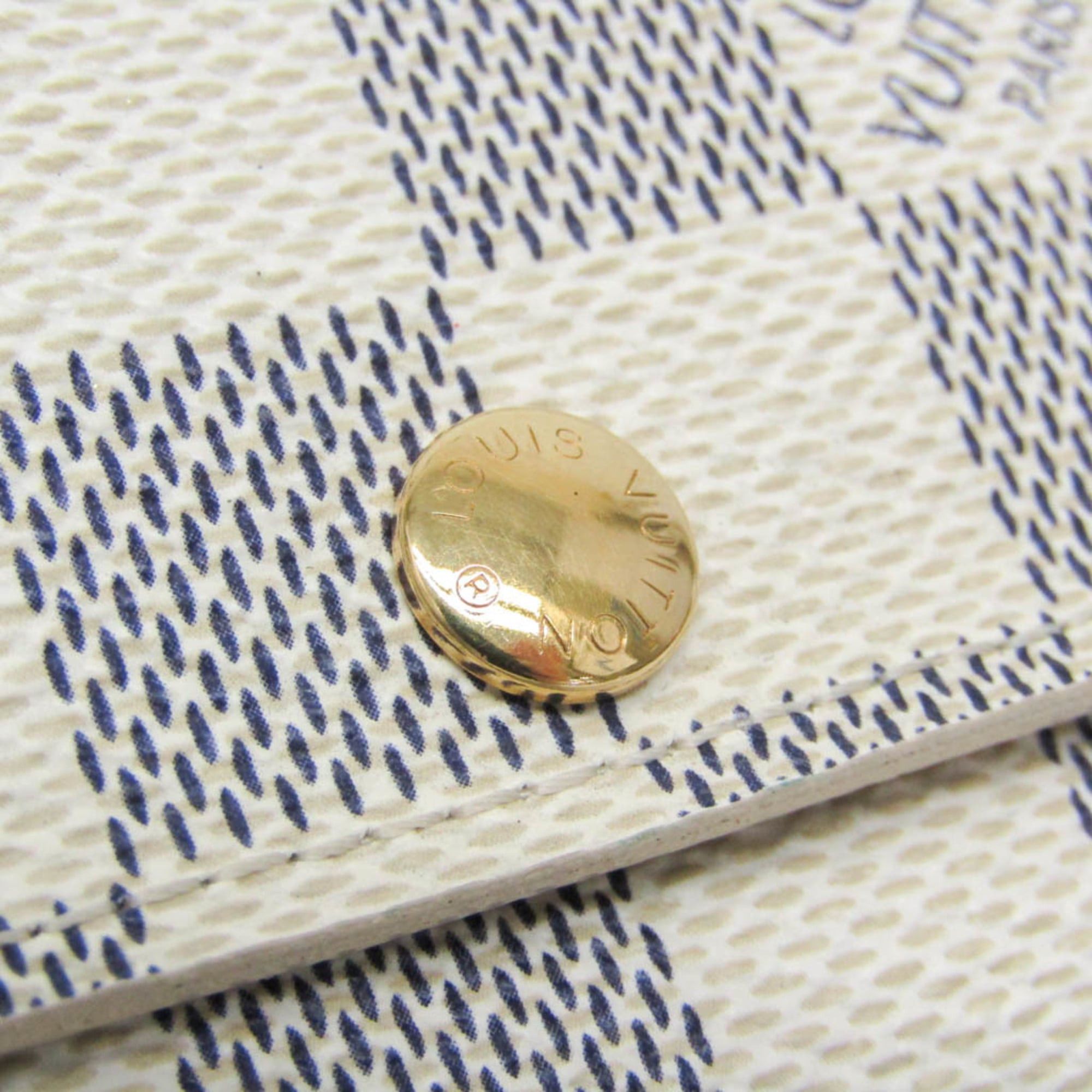 Louis Vuitton Louis Vuitton Damier Azur 6 Key Holder N61745 Men,Women Damier Azur Key Case Damier Azur Size ONE SIZE - 6 Thumbnail