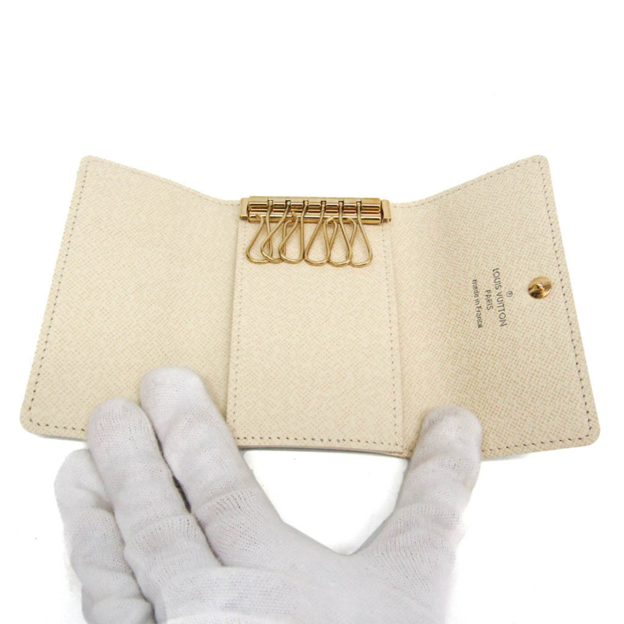 Louis Vuitton Louis Vuitton Damier Azur 6 Key Holder N61745 Men,Women Damier Azur Key Case Damier Azur Size ONE SIZE - 3 Thumbnail