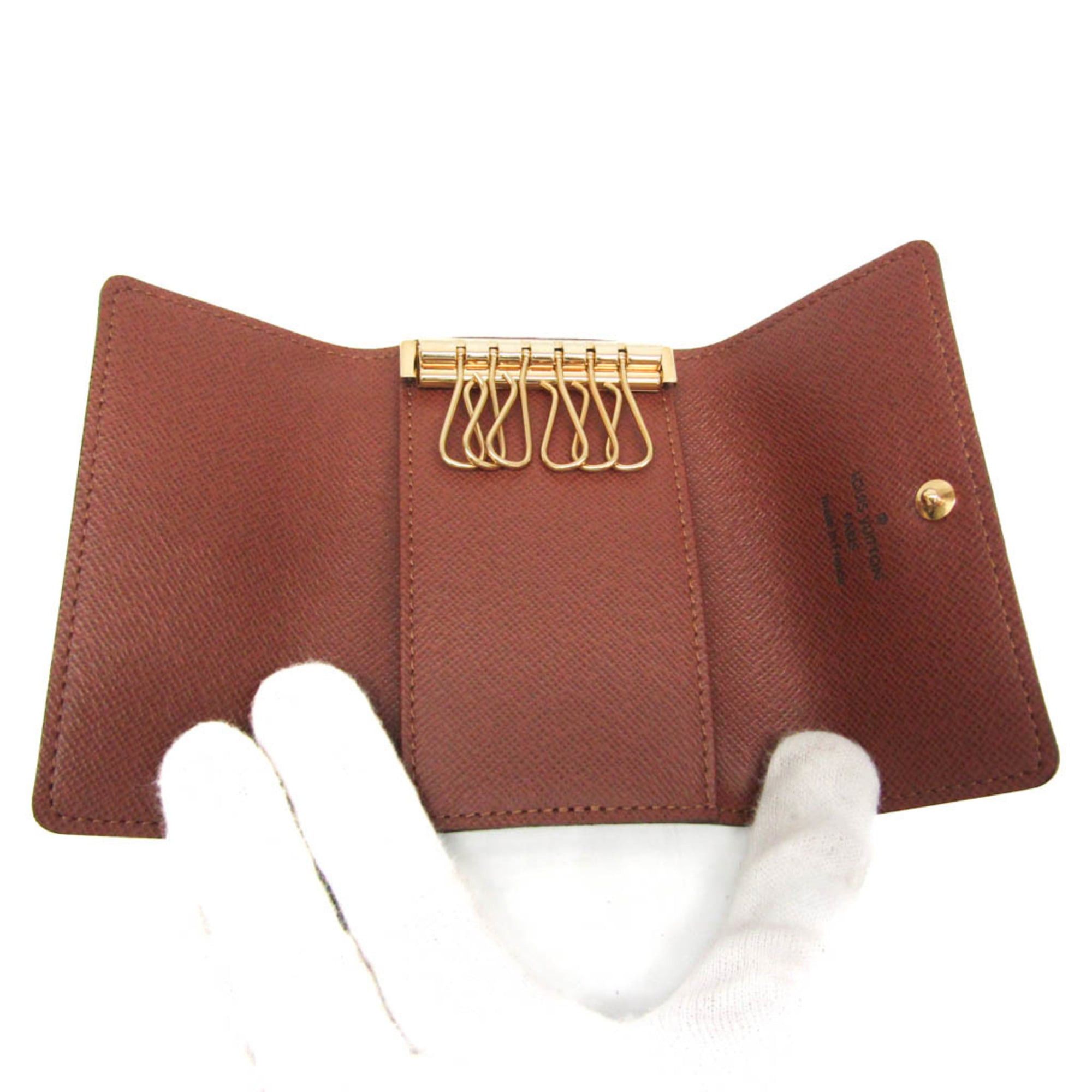 Louis Vuitton Louis Vuitton Monogram Key Holder 6 M62630 Men,Women Monogram Key Case Brown Size ONE SIZE - 4 Thumbnail