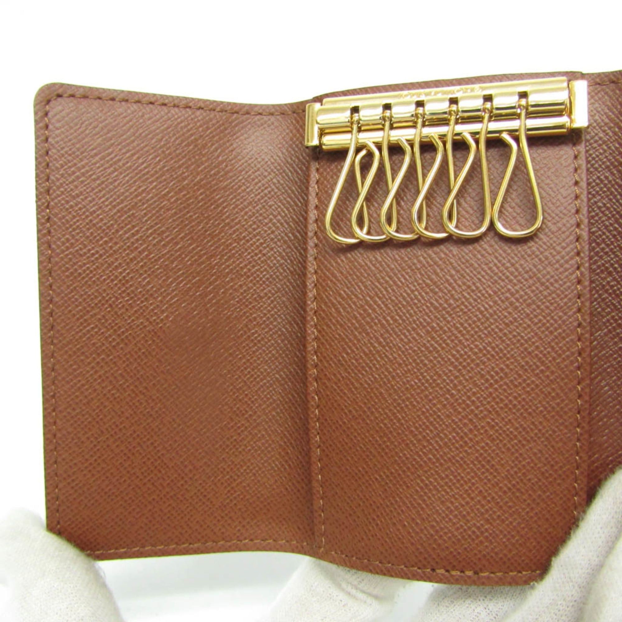 Louis Vuitton Louis Vuitton Monogram Key Holder 6 M62630 Men,Women Monogram Key Case Brown Size ONE SIZE - 8 Thumbnail