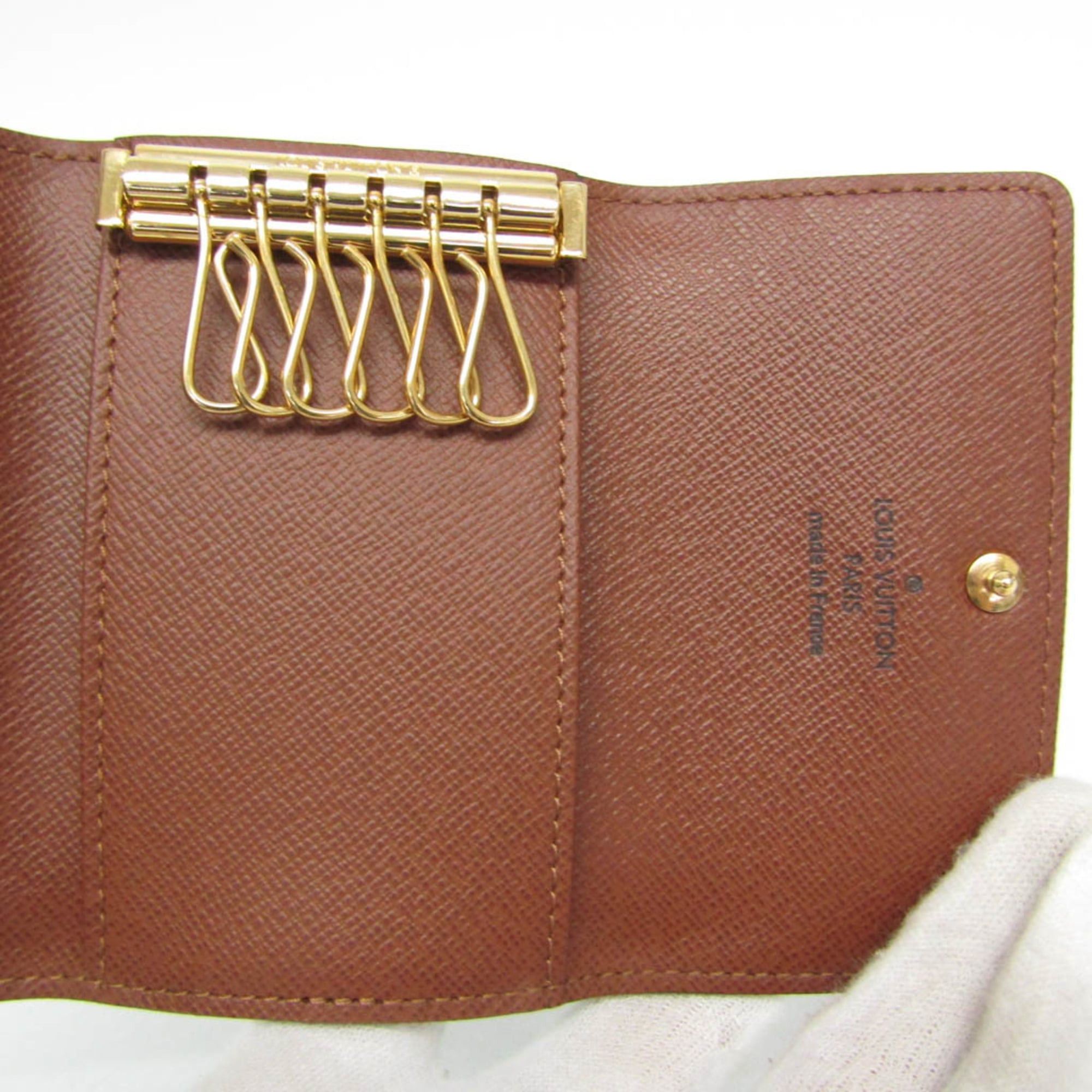 Louis Vuitton Louis Vuitton Monogram Key Holder 6 M62630 Men,Women Monogram Key Case Brown Size ONE SIZE - 9 Thumbnail