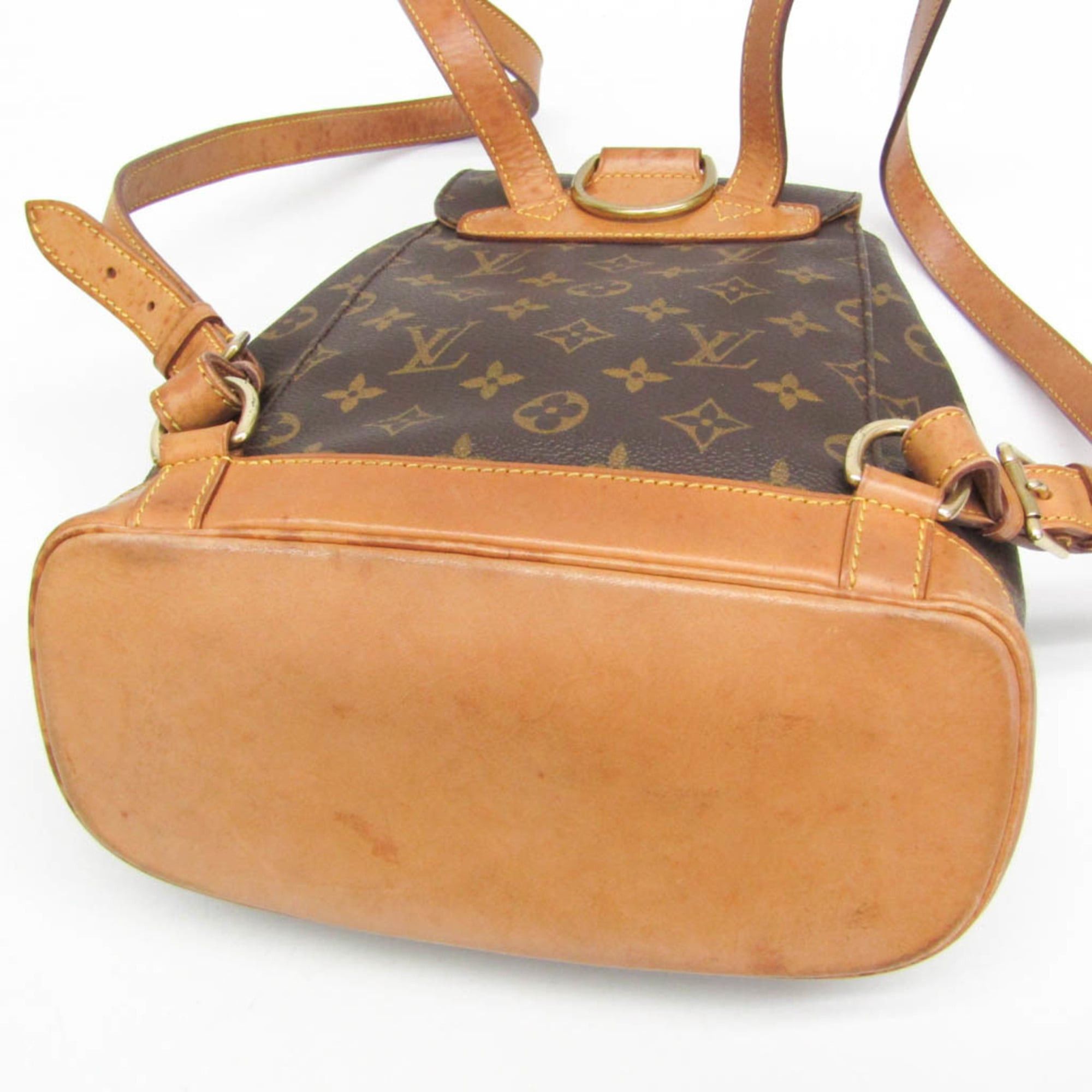 Louis Vuitton Louis Vuitton Monogram Montsouris MM M51136 Women's Backpack Brown Size ONE SIZE - 4 Thumbnail
