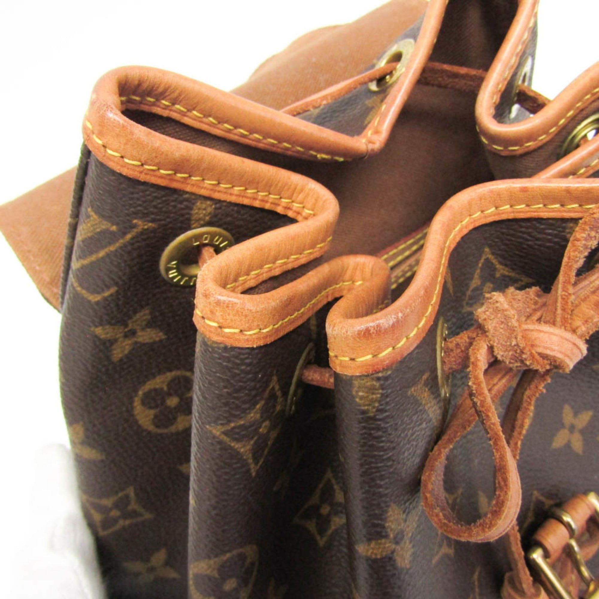 Louis Vuitton Louis Vuitton Monogram Montsouris MM M51136 Women's Backpack Brown Size ONE SIZE - 14 Thumbnail