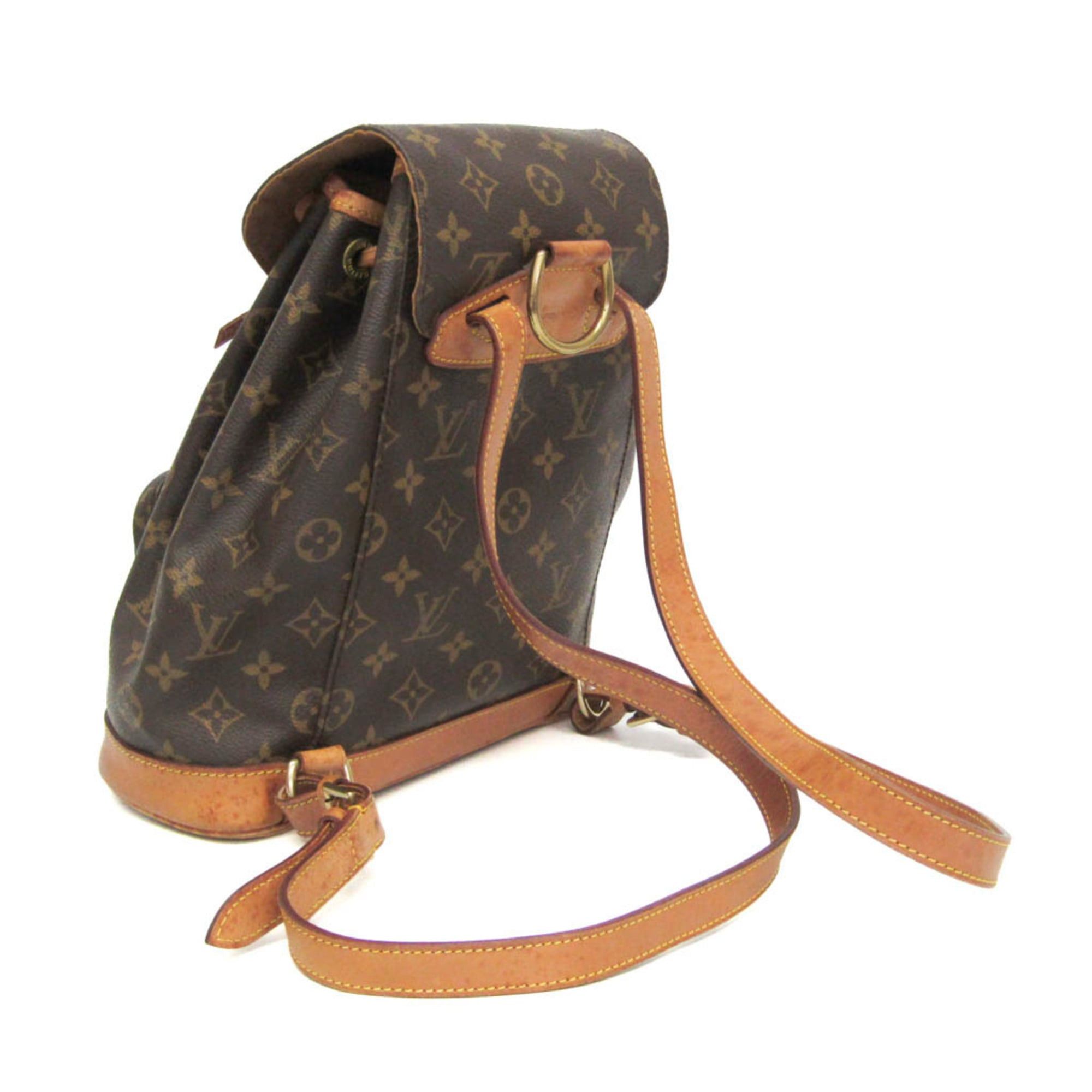 Louis Vuitton Louis Vuitton Monogram Montsouris MM M51136 Women's Backpack Brown Size ONE SIZE - 2 Thumbnail