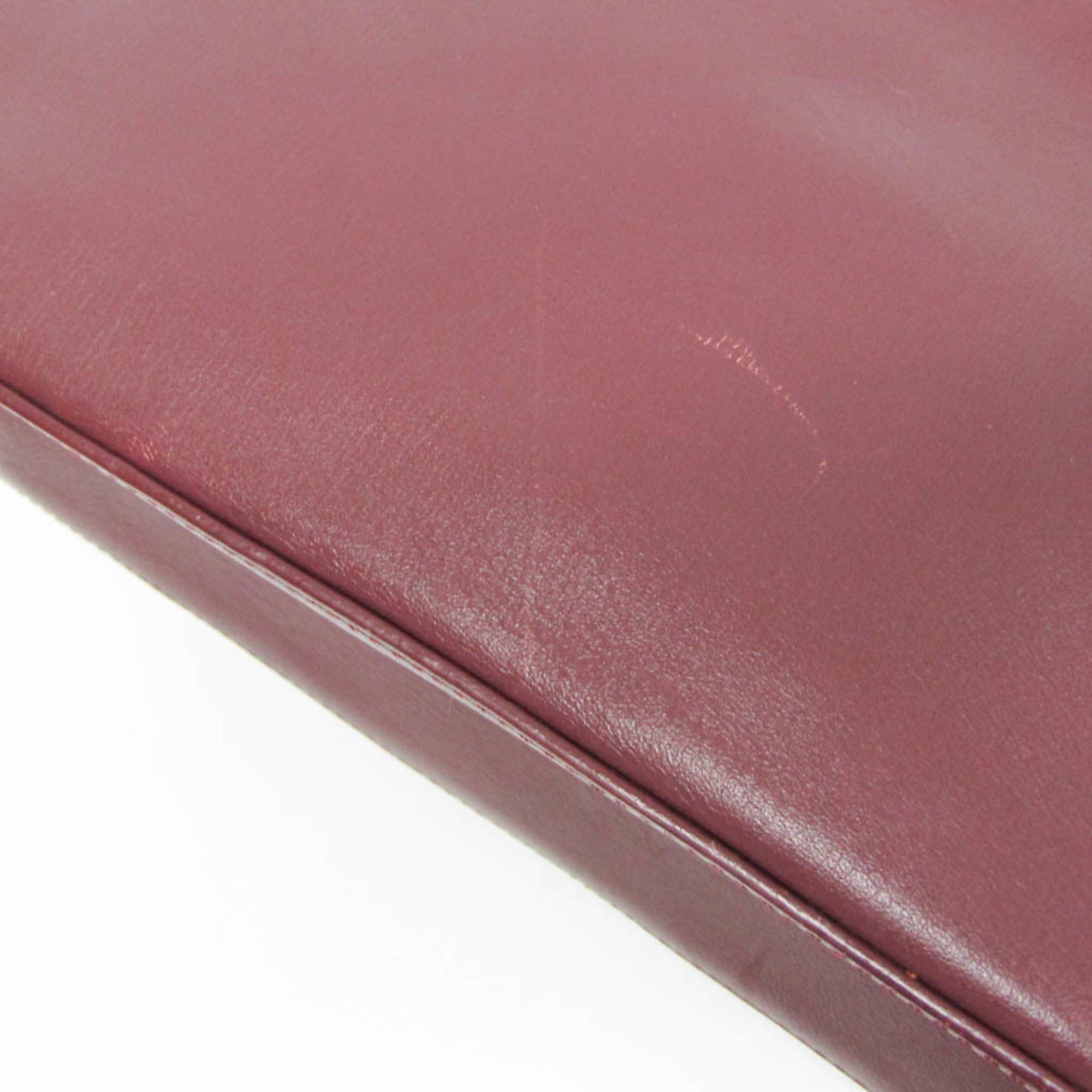 Balenciaga Balenciaga 293862 Women's Leather Shoulder Bag Wine Size ONE SIZE - 5 Thumbnail