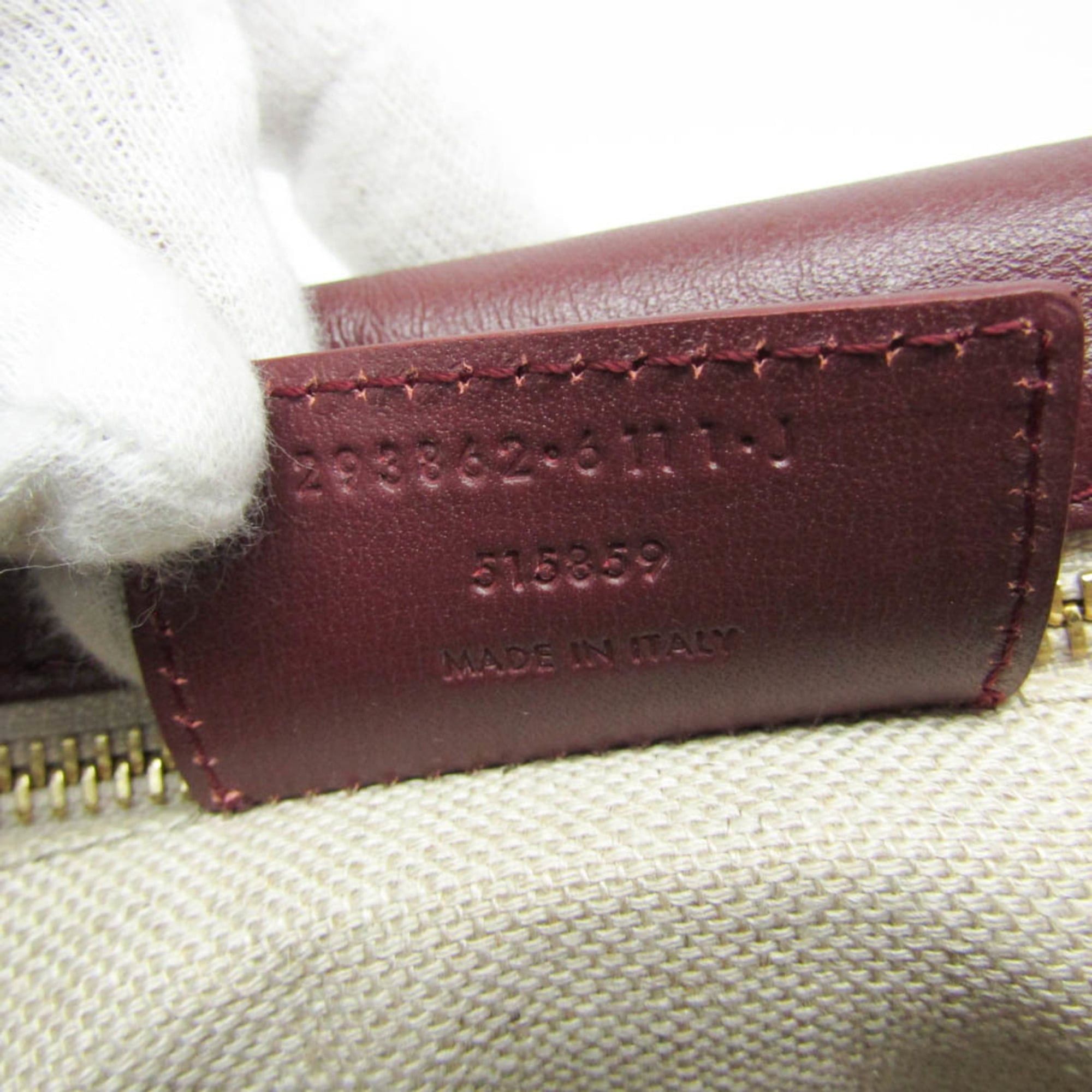 Balenciaga Balenciaga 293862 Women's Leather Shoulder Bag Wine Size ONE SIZE - 19 Thumbnail