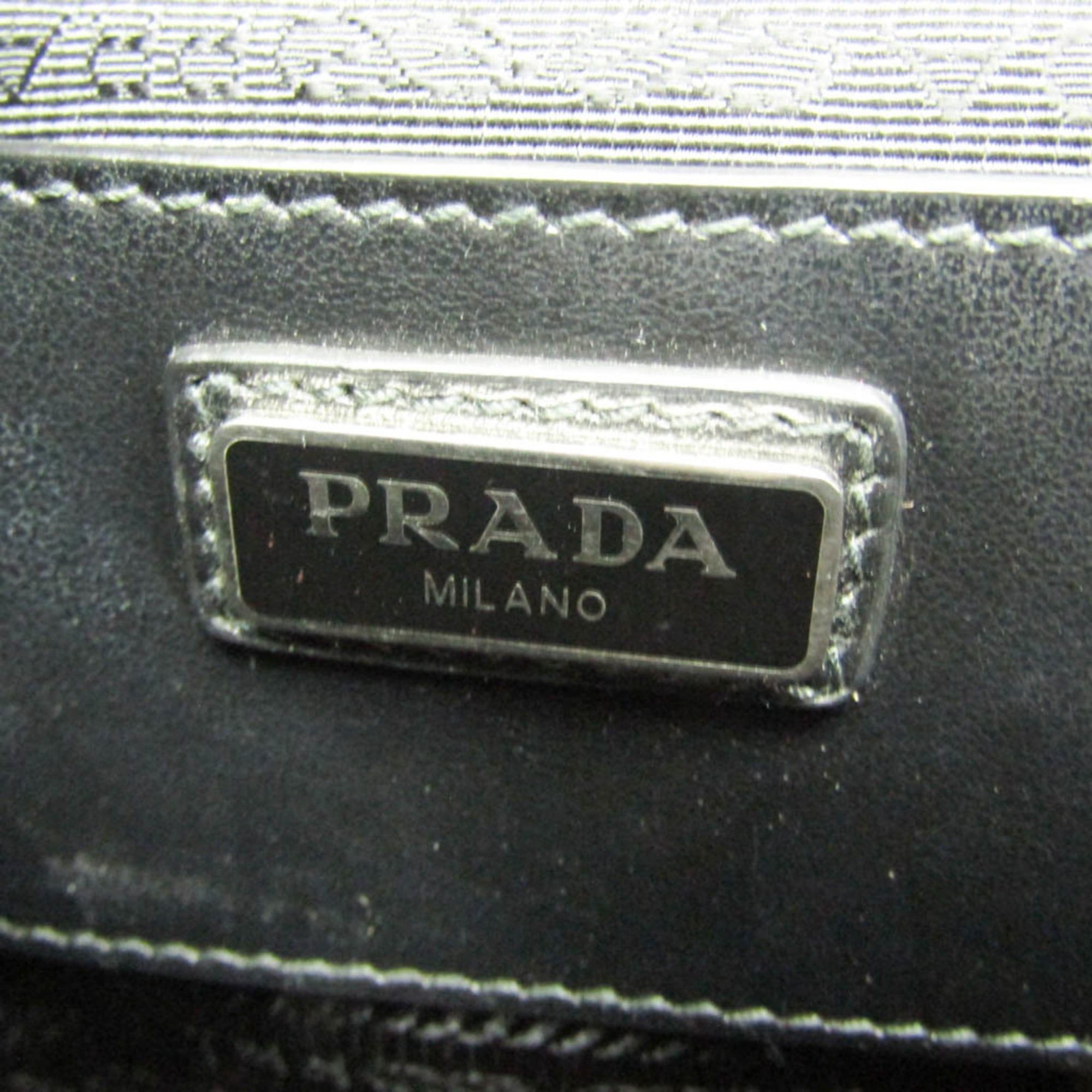 Prada Prada RE-NYLON 2VD044 Women,Men Nylon,Leather Shoulder Bag Black Size ONE SIZE - 16 Thumbnail