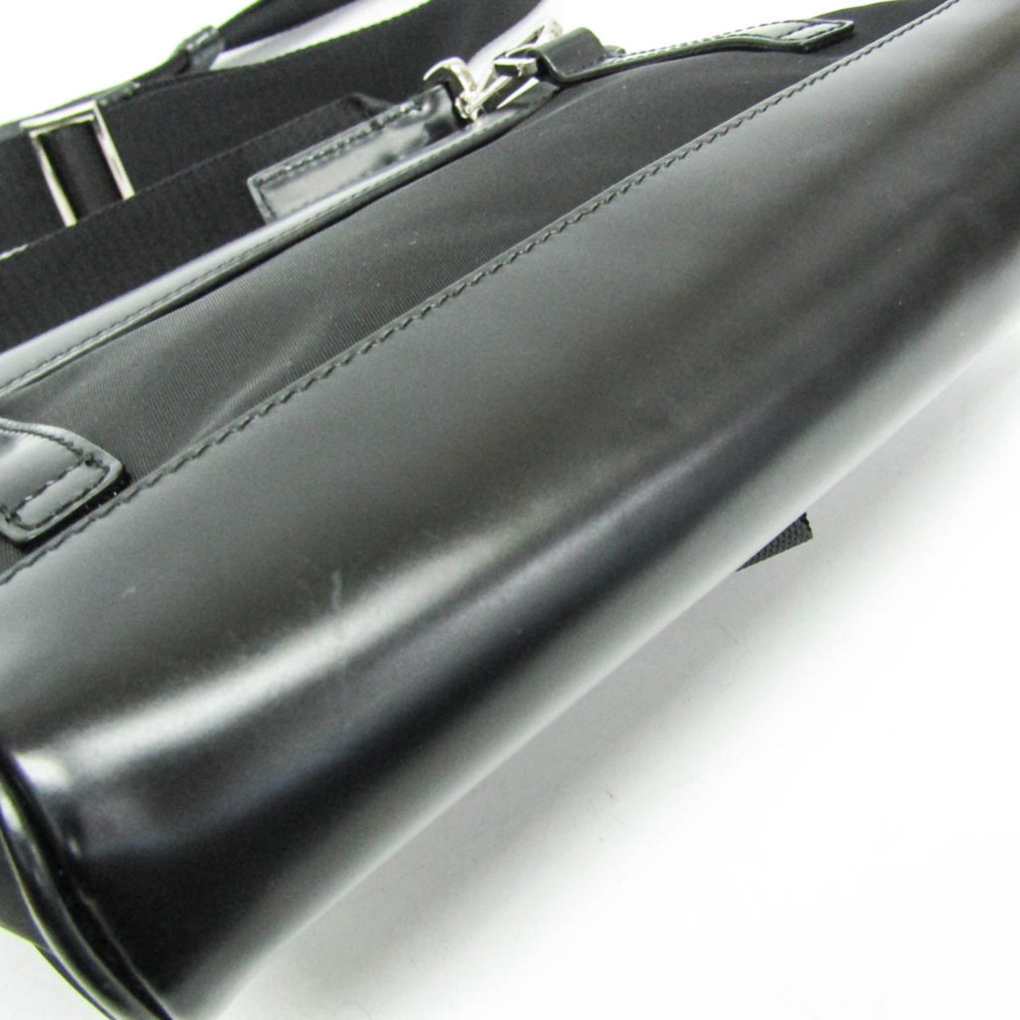 Prada Prada RE-NYLON 2VD044 Women,Men Nylon,Leather Shoulder Bag Black Size ONE SIZE - 6 Thumbnail