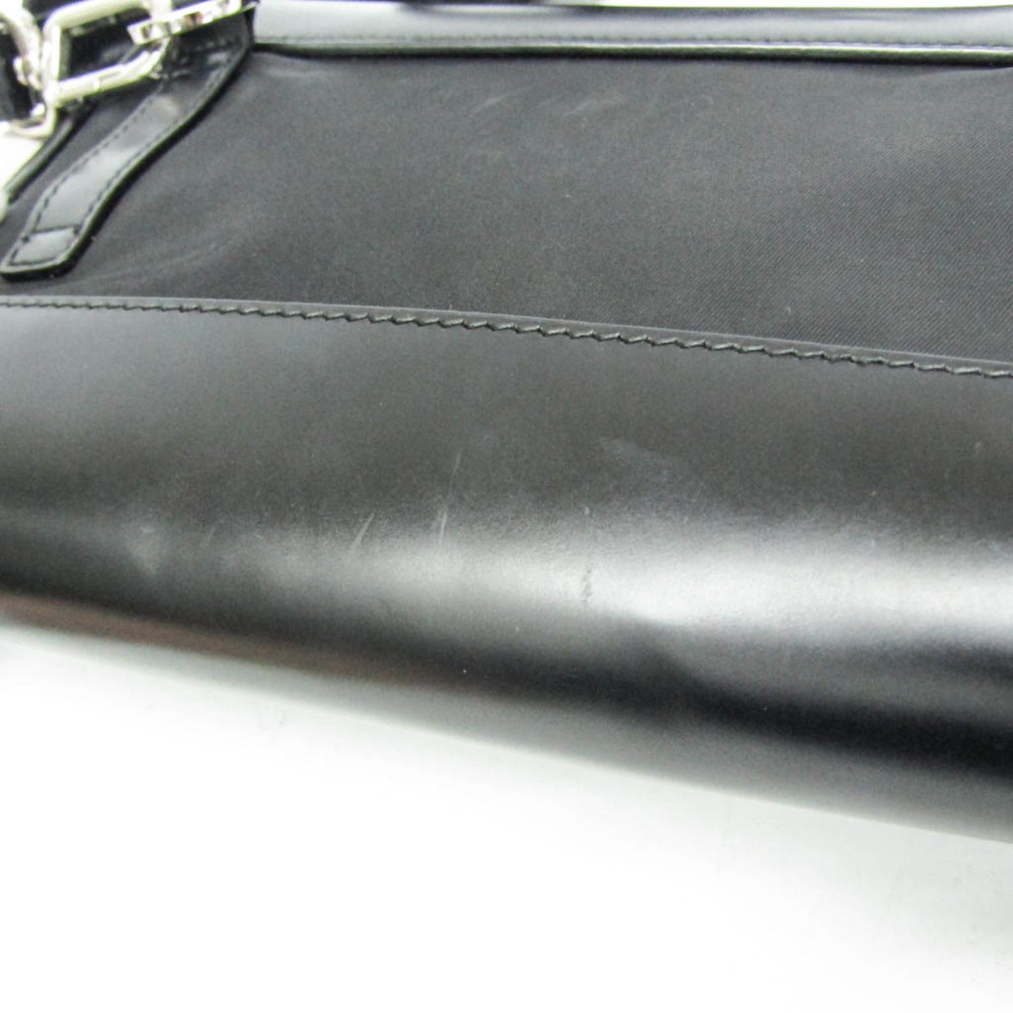 Prada Prada RE-NYLON 2VD044 Women,Men Nylon,Leather Shoulder Bag Black Size ONE SIZE - 9 Thumbnail