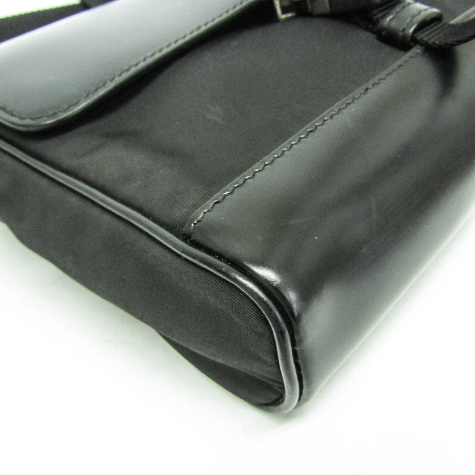 Prada Prada RE-NYLON 2VD044 Women,Men Nylon,Leather Shoulder Bag Black Size ONE SIZE - 5 Thumbnail