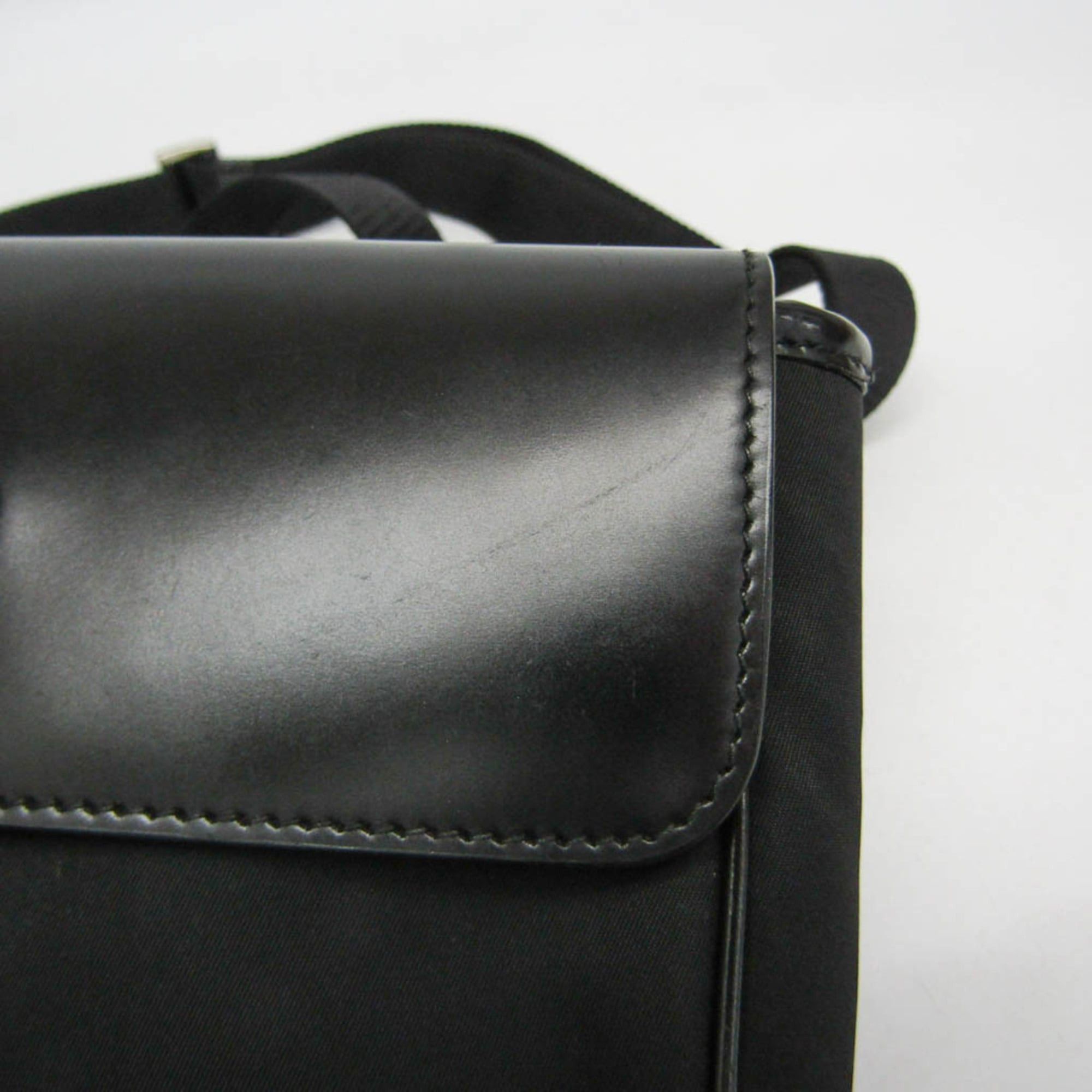 Prada Prada RE-NYLON 2VD044 Women,Men Nylon,Leather Shoulder Bag Black Size ONE SIZE - 14 Thumbnail