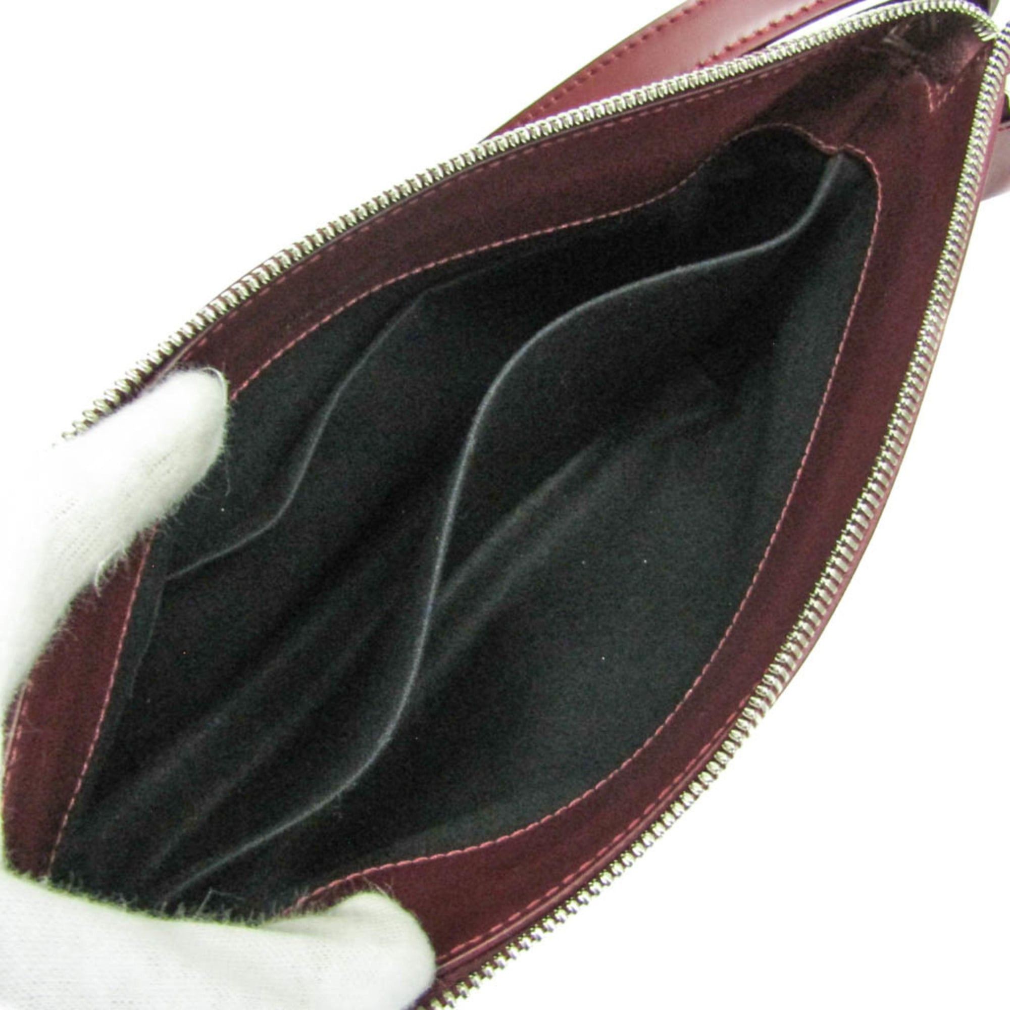 Balenciaga Balenciaga Navy Crossbody Bag 639497 Men,Women Canvas,Leather Shoulder Bag Off-white,Wine Size ONE SIZE - 3 Thumbnail