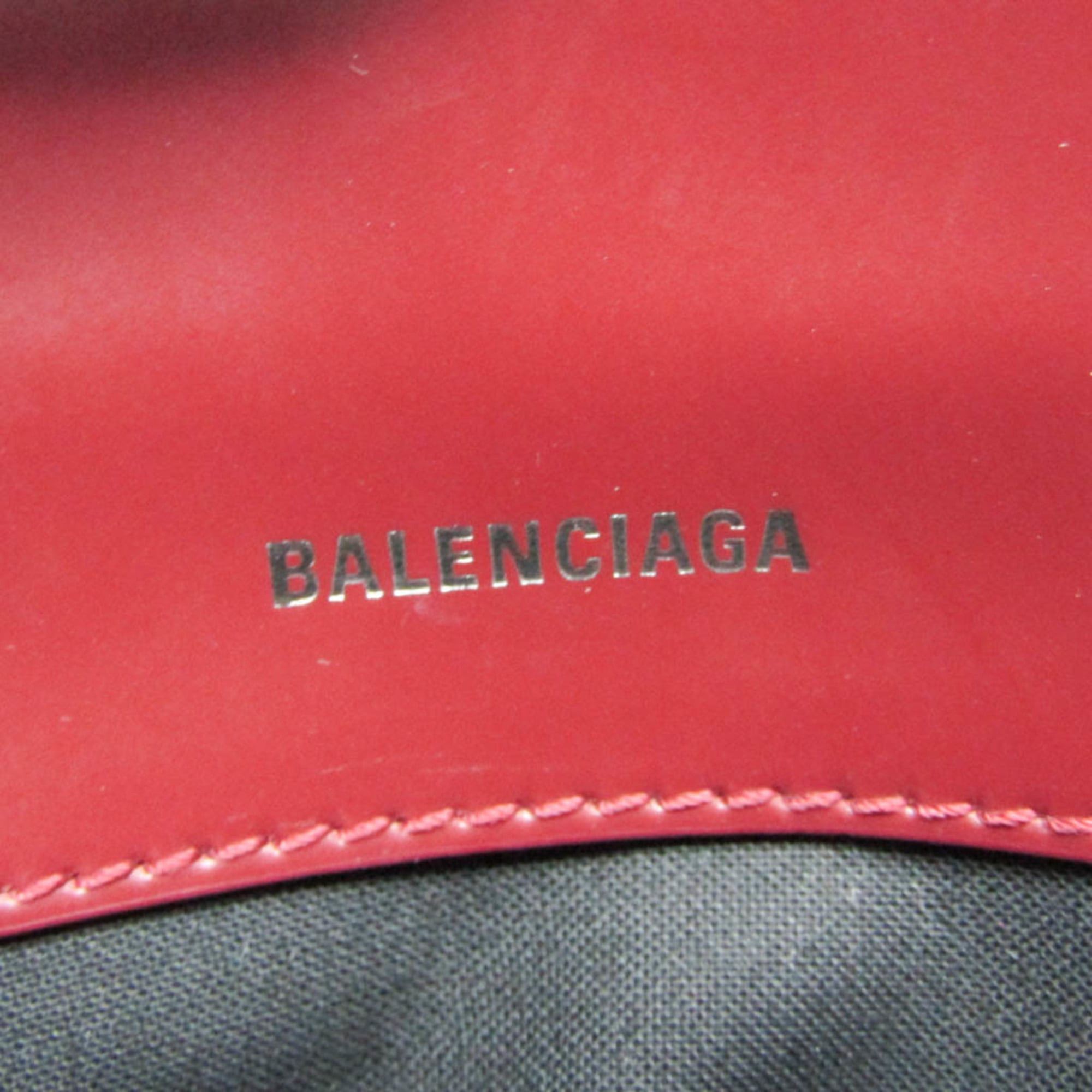 Balenciaga Balenciaga Navy Crossbody Bag 639497 Men,Women Canvas,Leather Shoulder Bag Off-white,Wine Size ONE SIZE - 10 Thumbnail