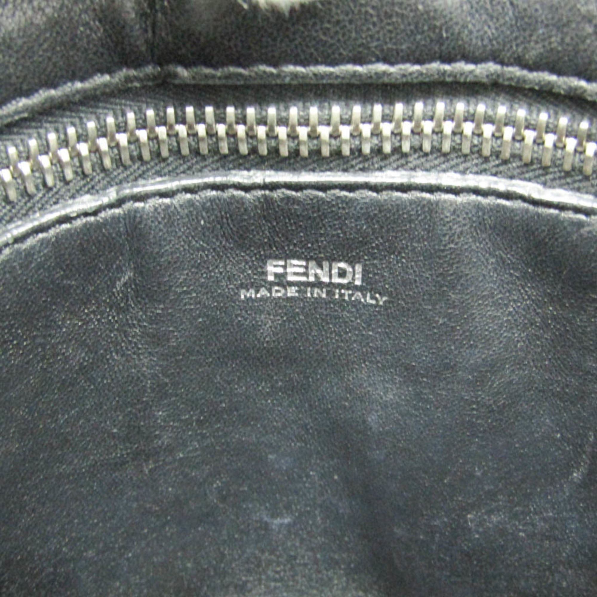 Fendi Fendi Dotcom Click Women's Leather Handbag Black Size ONE SIZE - 18 Thumbnail