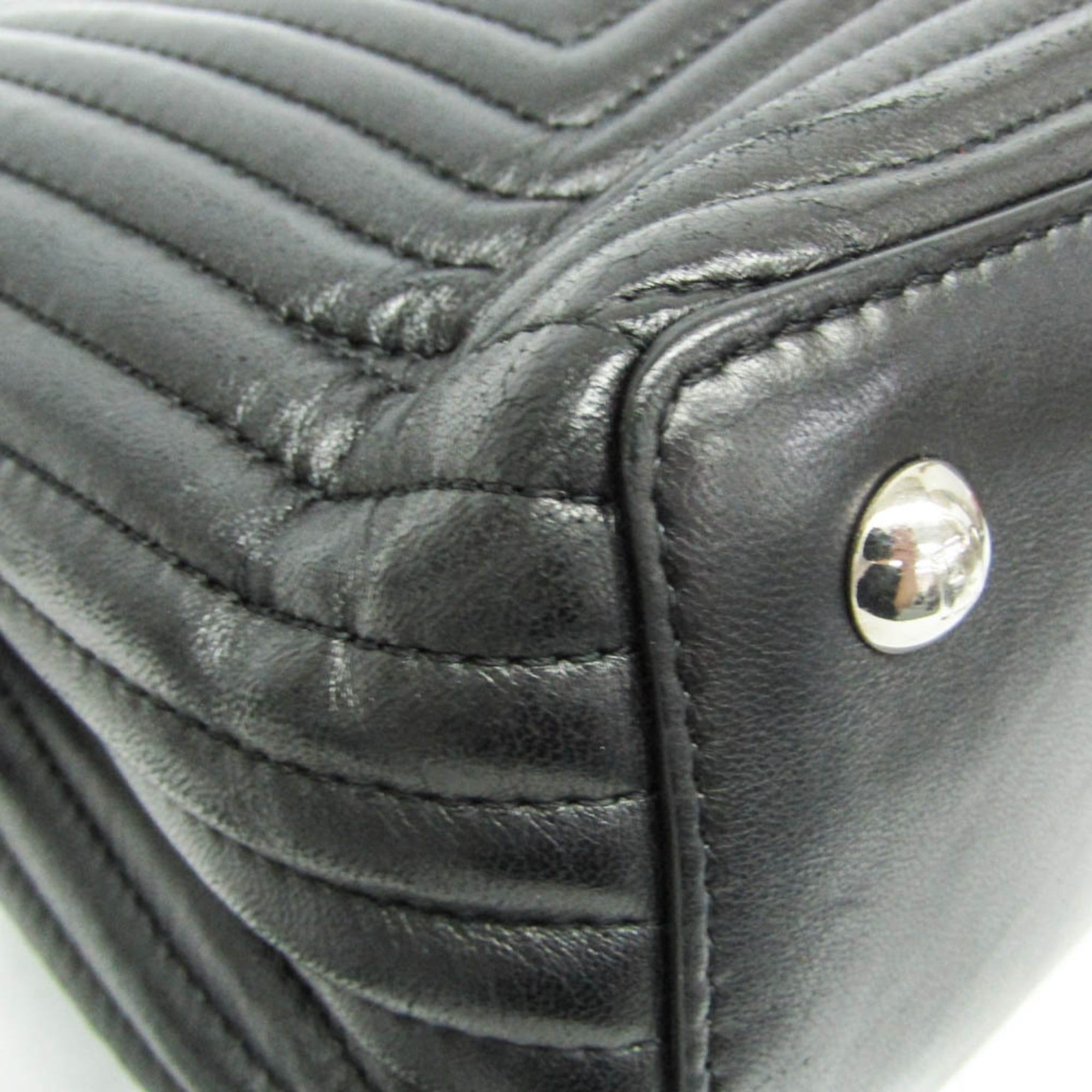 Fendi Fendi Dotcom Click Women's Leather Handbag Black Size ONE SIZE - 5 Thumbnail