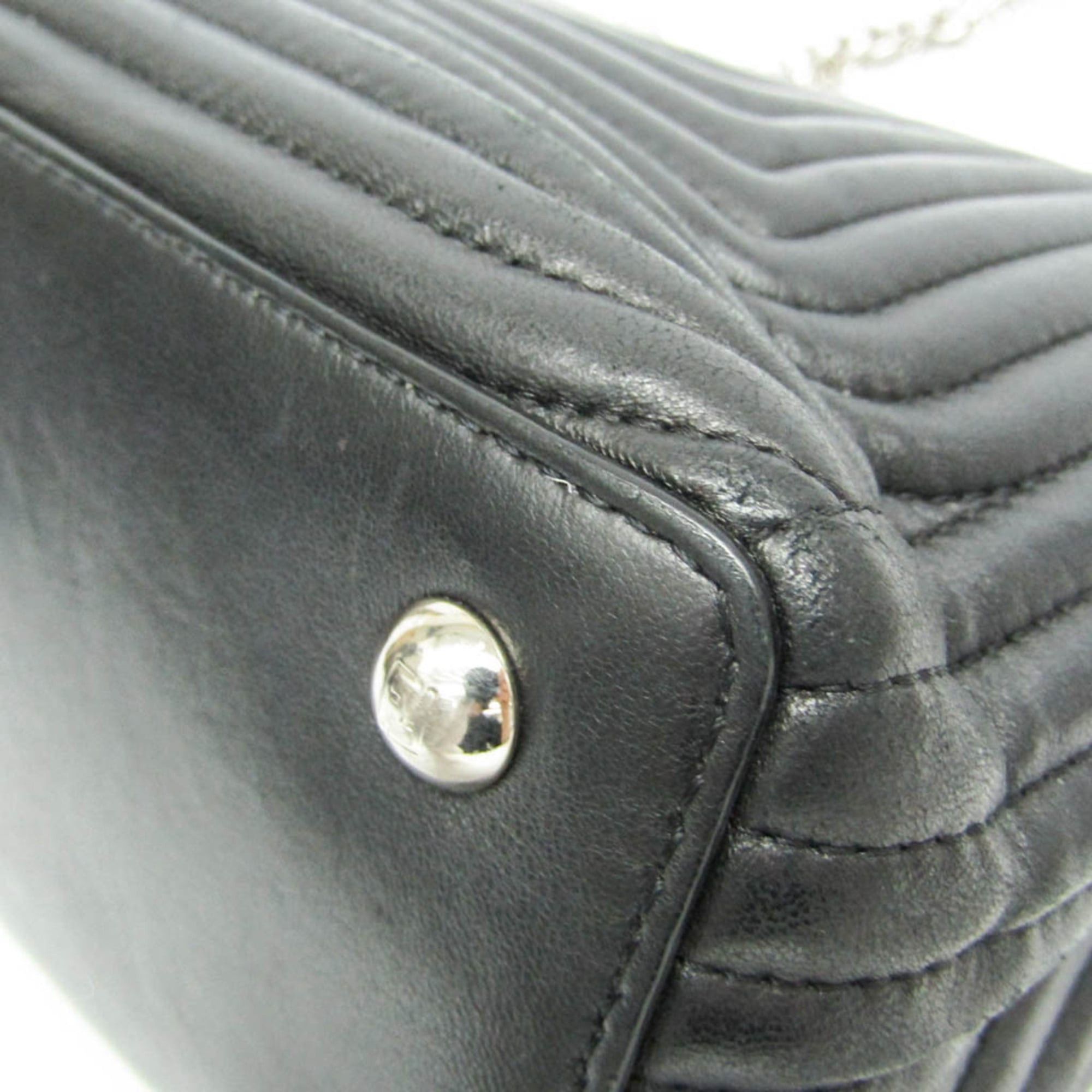Fendi Fendi Dotcom Click Women's Leather Handbag Black Size ONE SIZE - 6 Thumbnail