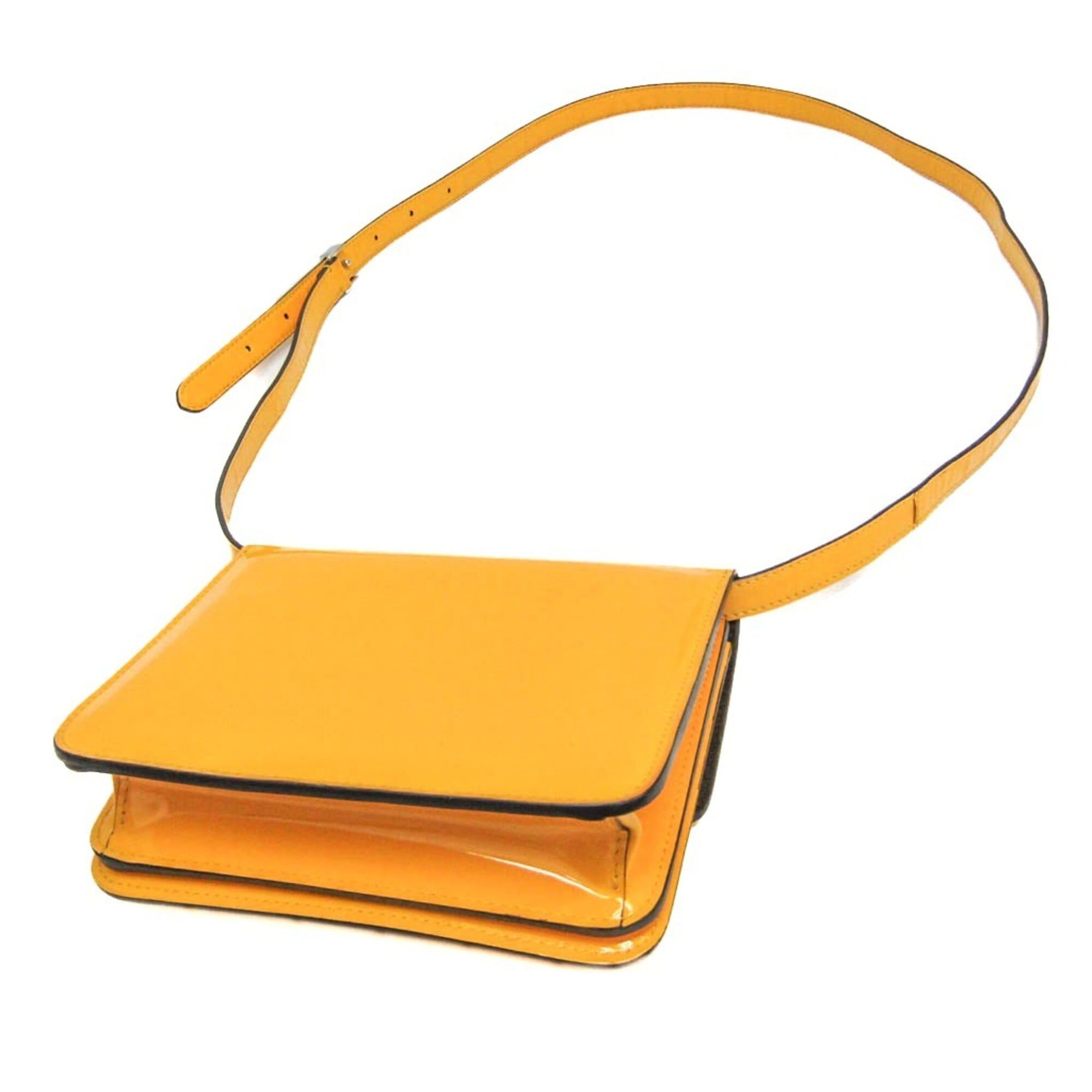 Fendi Fendi Calligraphy 8BT317 Women's Leather Shoulder Bag Yellow Size ONE SIZE - 2 Thumbnail