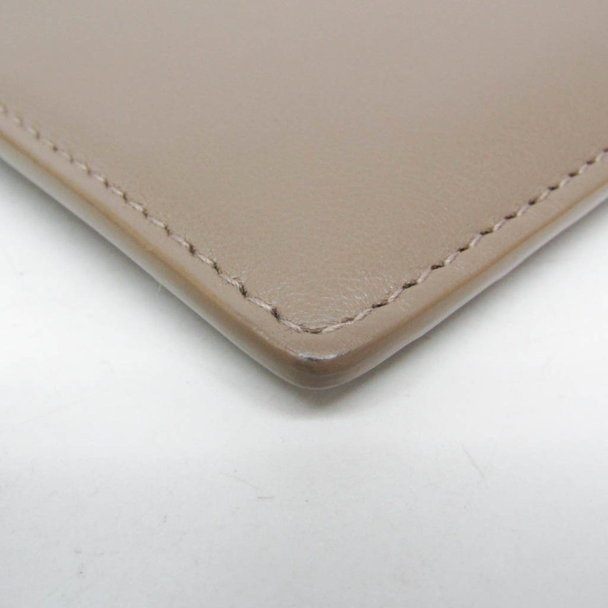 Balenciaga Balenciaga Envelope Coin Card Holder 736734 Women,Men Leather Coin Purse/coin Case Beige Size ONE SIZE - 7 Thumbnail