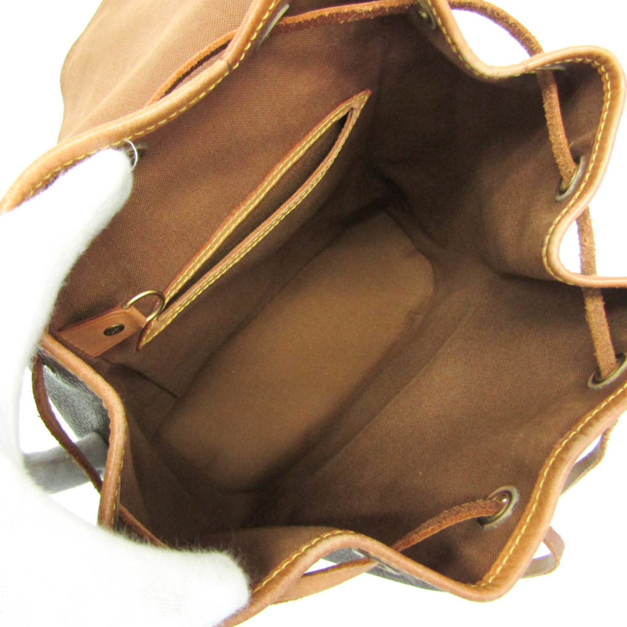 Louis Vuitton Louis Vuitton Monogram Montsouris MM M51136 Women's Backpack Brown Size ONE SIZE - 3 Thumbnail
