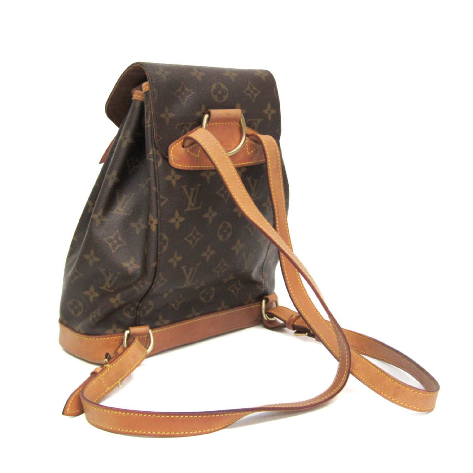 Louis Vuitton Louis Vuitton Monogram Montsouris MM M51136 Women's Backpack Brown Size ONE SIZE - 2 Thumbnail
