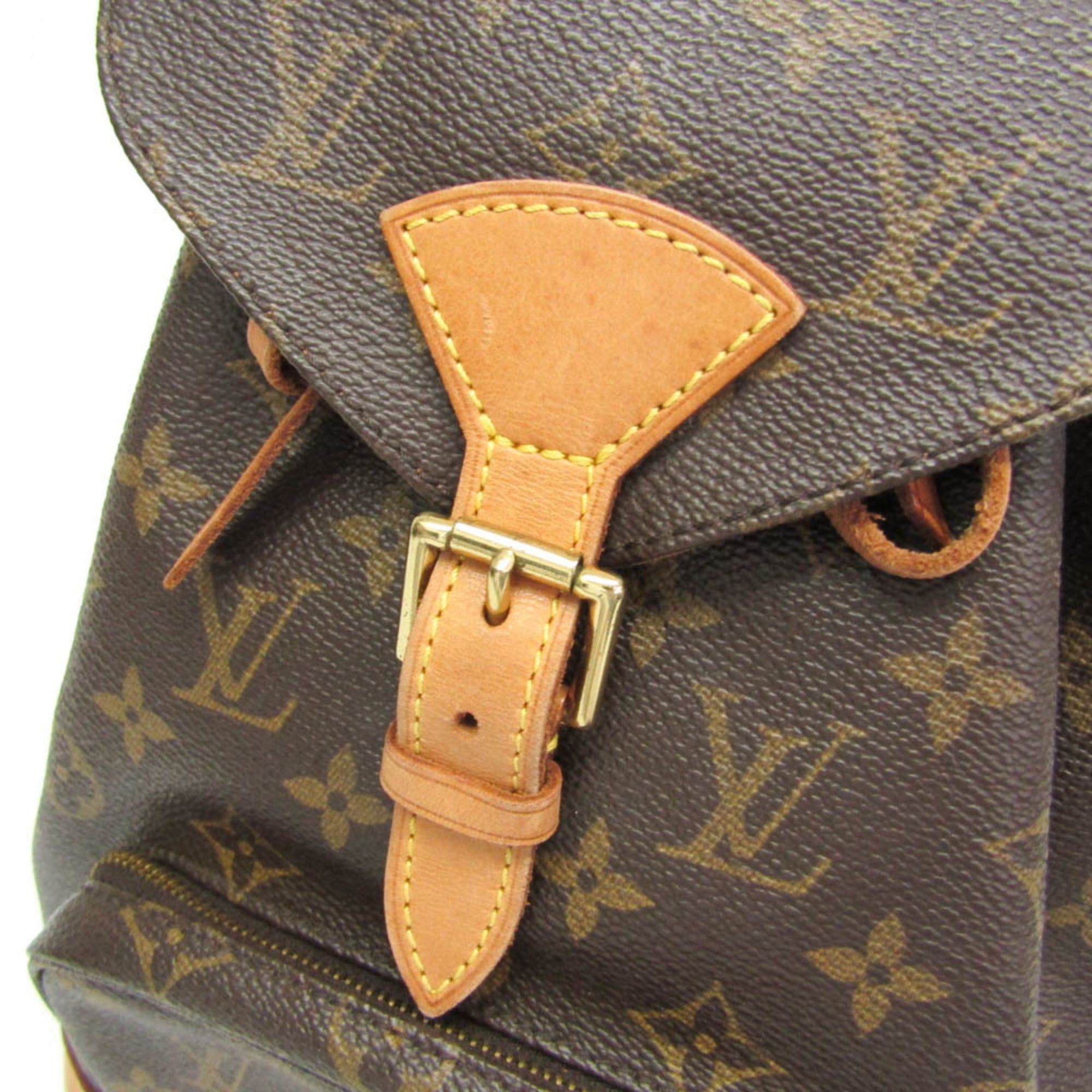 Louis Vuitton Louis Vuitton Monogram Montsouris MM M51136 Women's Backpack Brown Size ONE SIZE - 6 Thumbnail