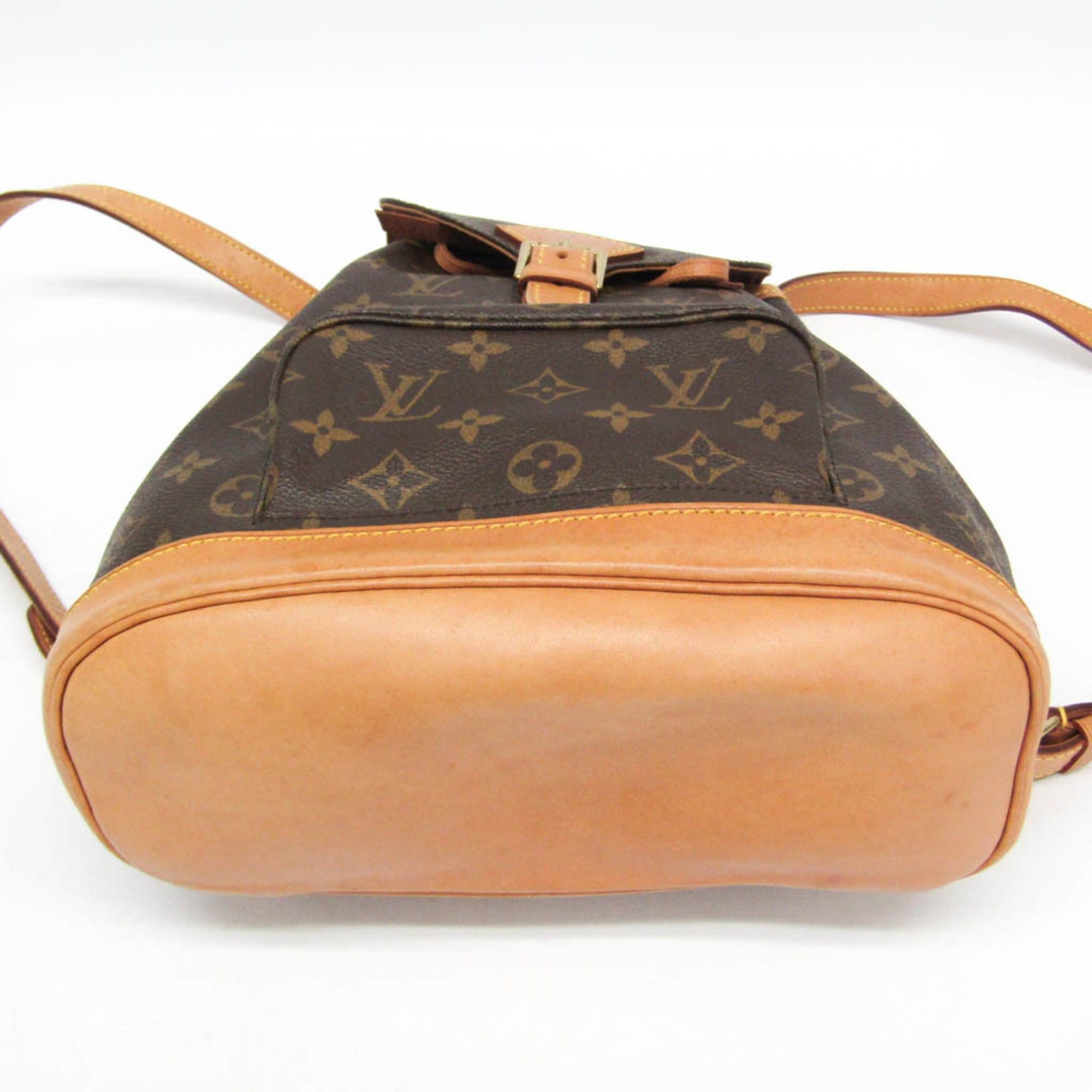 Louis Vuitton Louis Vuitton Monogram Montsouris MM M51136 Women's Backpack Brown Size ONE SIZE - 5 Thumbnail