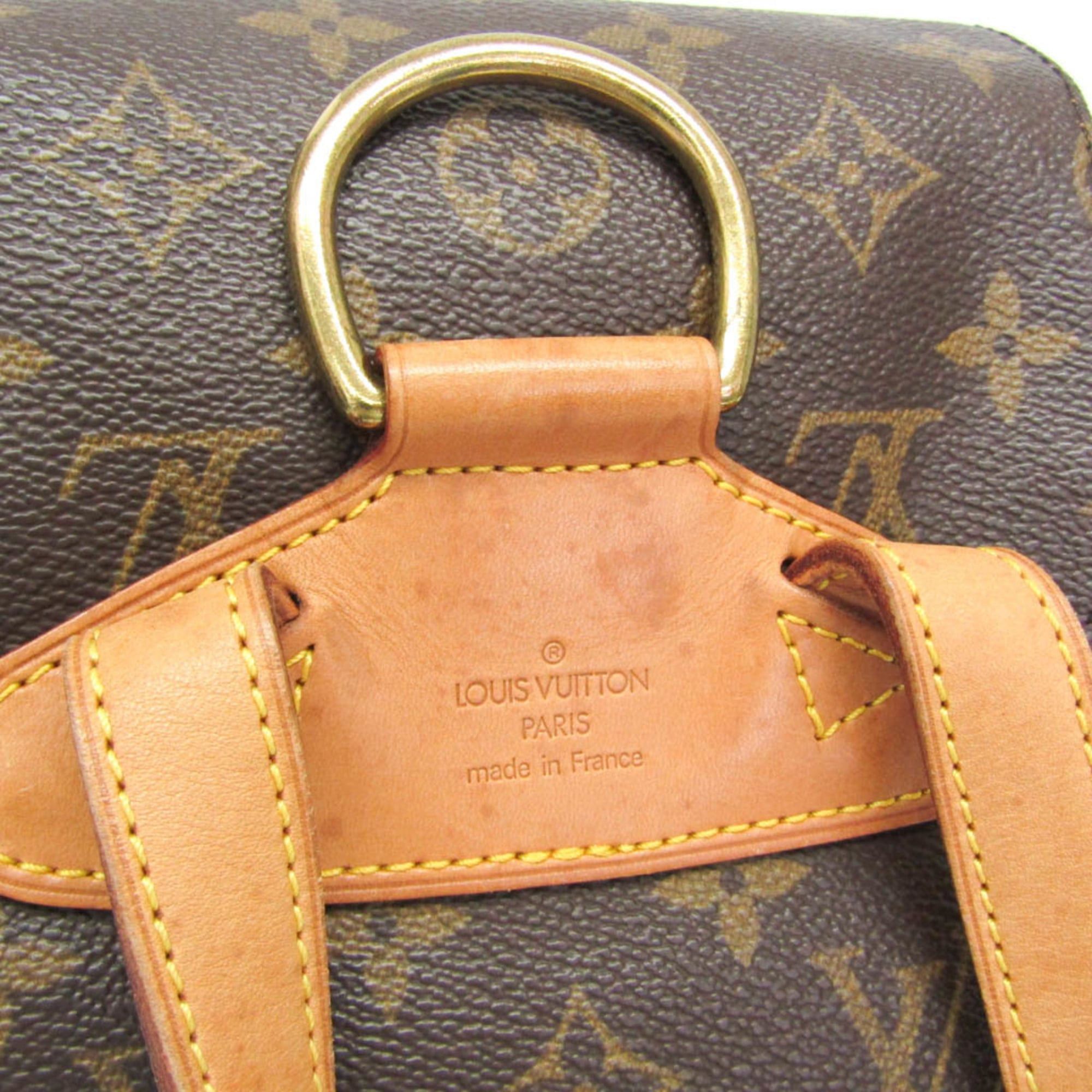 Louis Vuitton Louis Vuitton Monogram Montsouris MM M51136 Women's Backpack Brown Size ONE SIZE - 12 Thumbnail