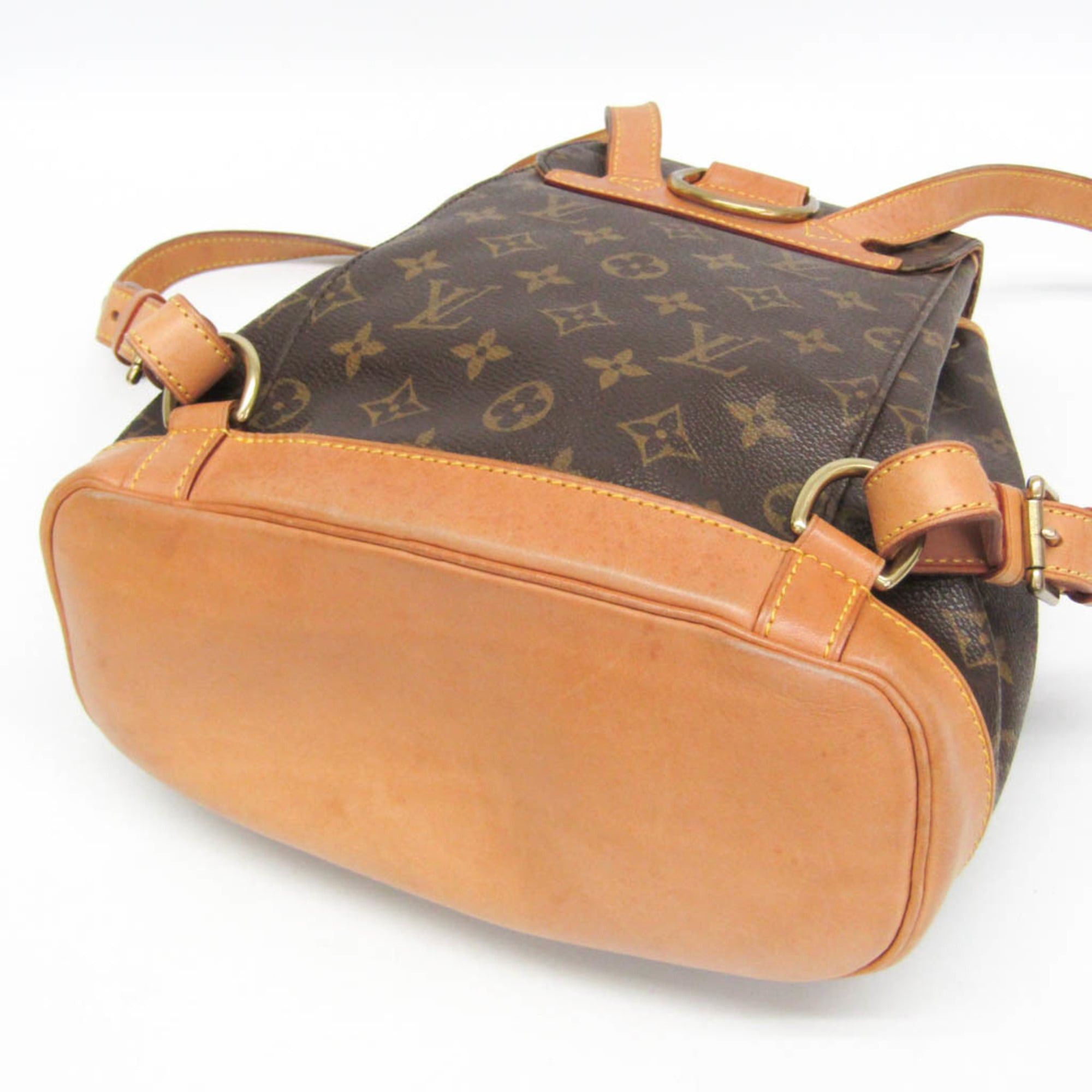 Louis Vuitton Louis Vuitton Monogram Montsouris MM M51136 Women's Backpack Brown Size ONE SIZE - 4 Thumbnail